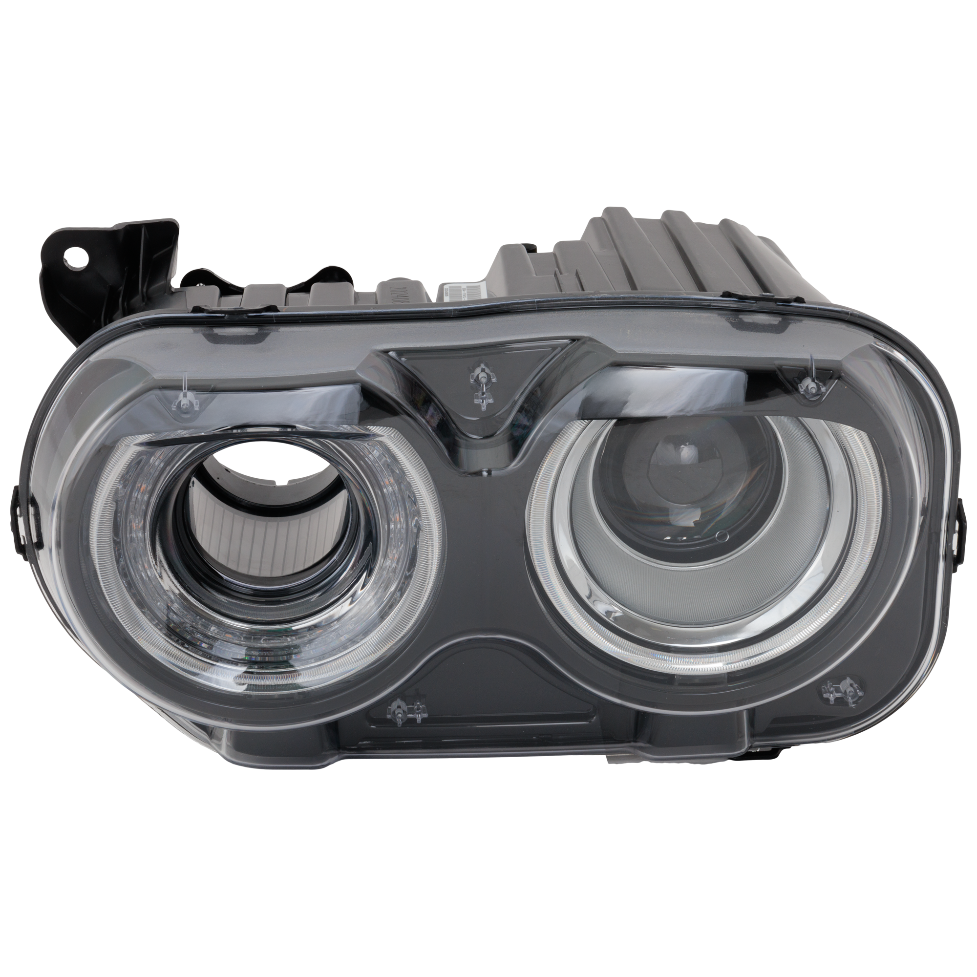 AM CHALLENGER 15-23 HEAD LAMP LH Assembly HID Xenon w HID Kit w Air Ducts Type 1 CAPA SKU RD10010108AQ Partslink CH2502324C OEM 68378877AB