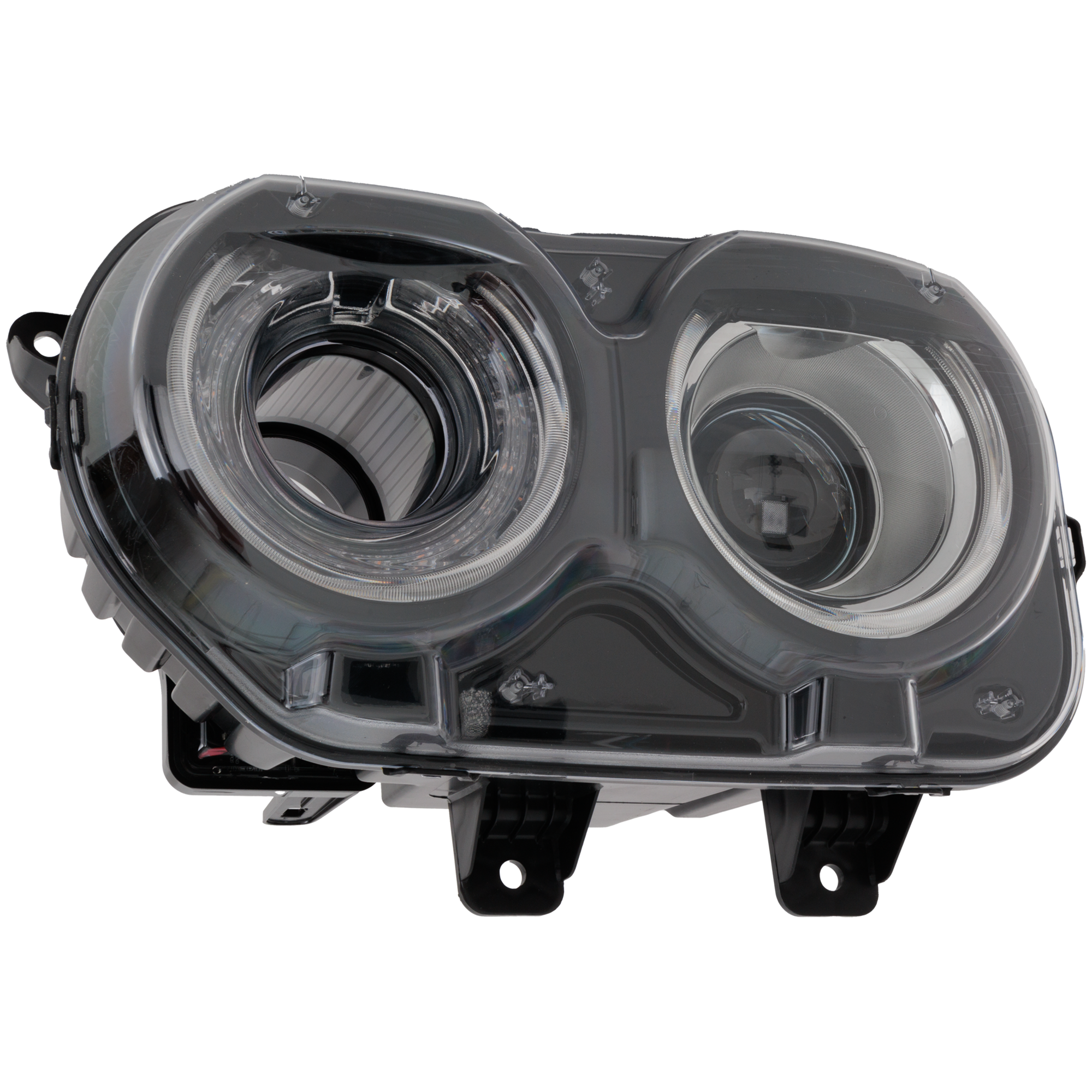 AM CHALLENGER 15-23 HEAD LAMP LH Assembly Halogen w Illumination w Air Ducts Type 1 CAPA SKU RD10010112AQ Partslink CH2502323C OEM 68378879AB