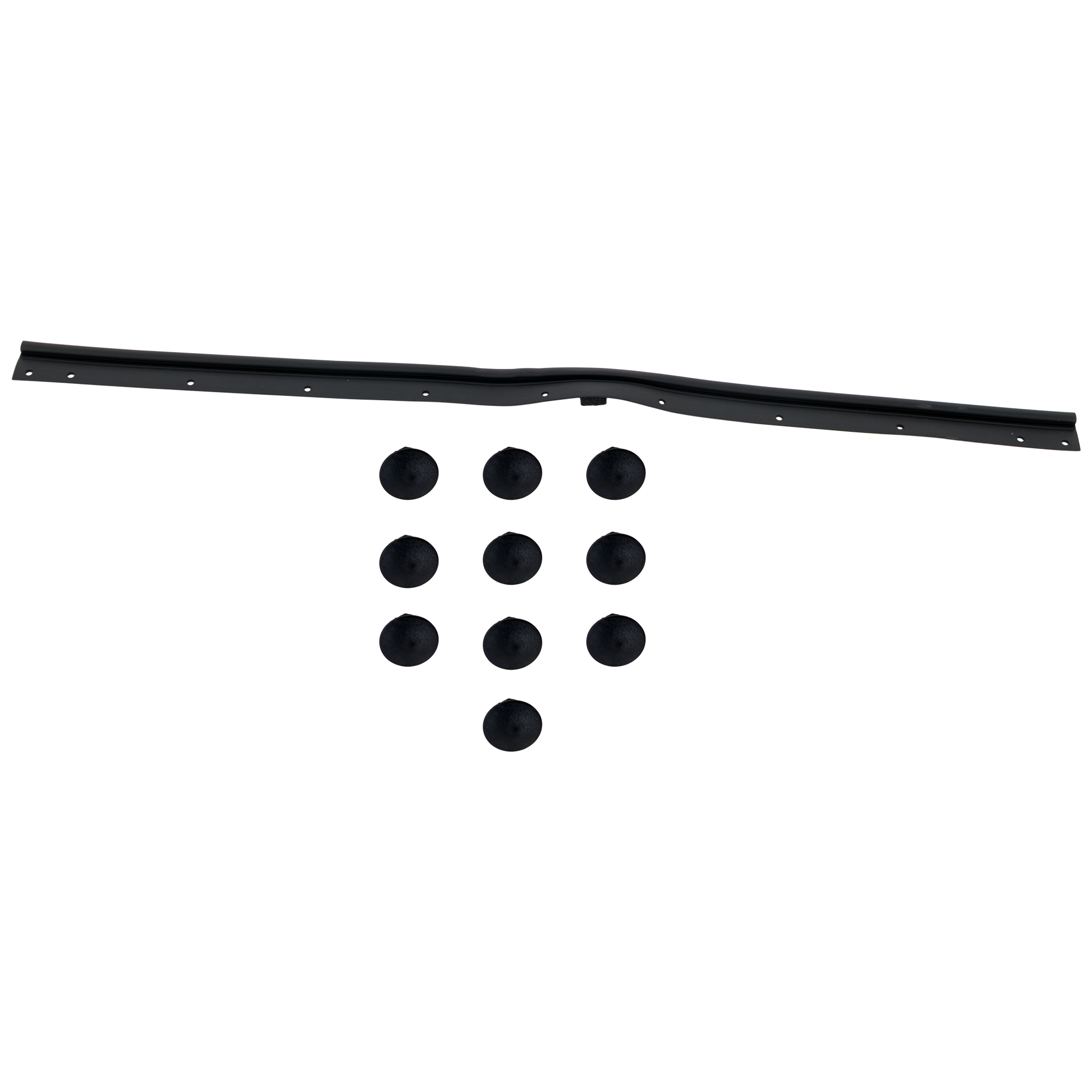 AM RAM 1500-13-18 HOOD MOLDING Seal Includes 19-24 Ram 1500 Classic CAPA SKU RD13210001 Partslink CH1235104 OEM 68158627AB