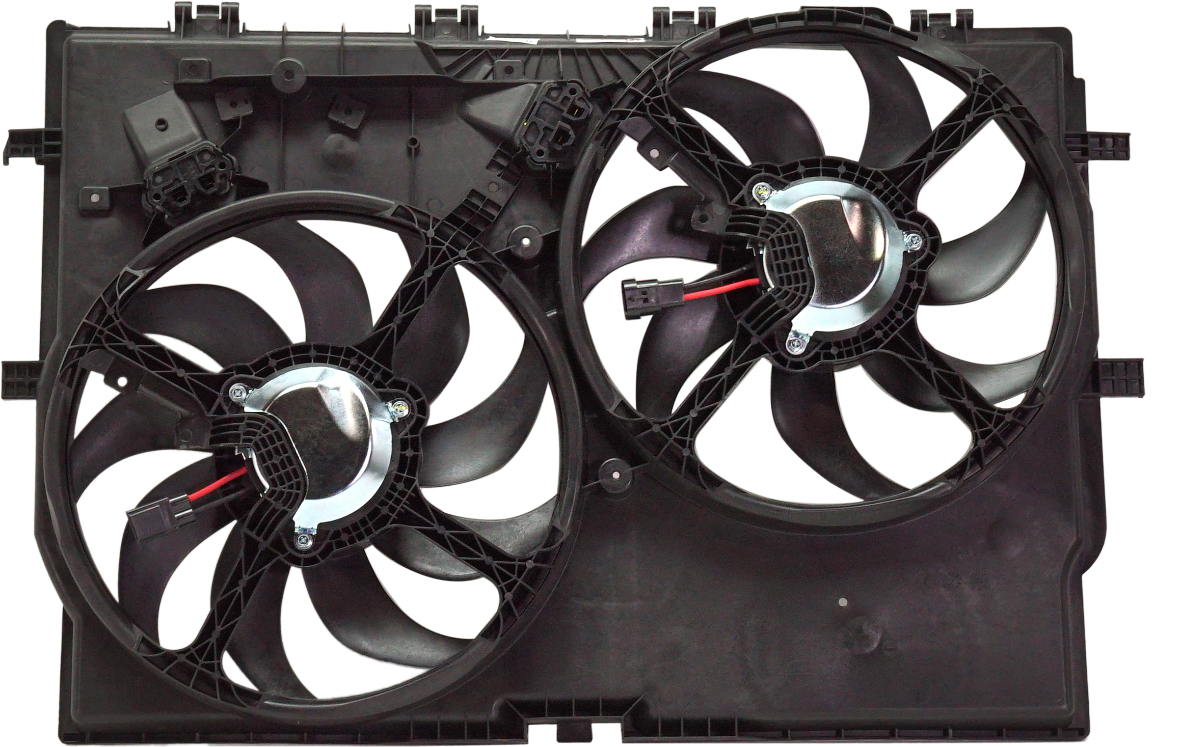 AM PROMASTER VAN 14-23 RADIATOR FAN ASSEMBLY Dual Fan 3.6L Eng. w Air Conditioning SKU RD16090003 Partslink CH3115186 OEM 68189000AD