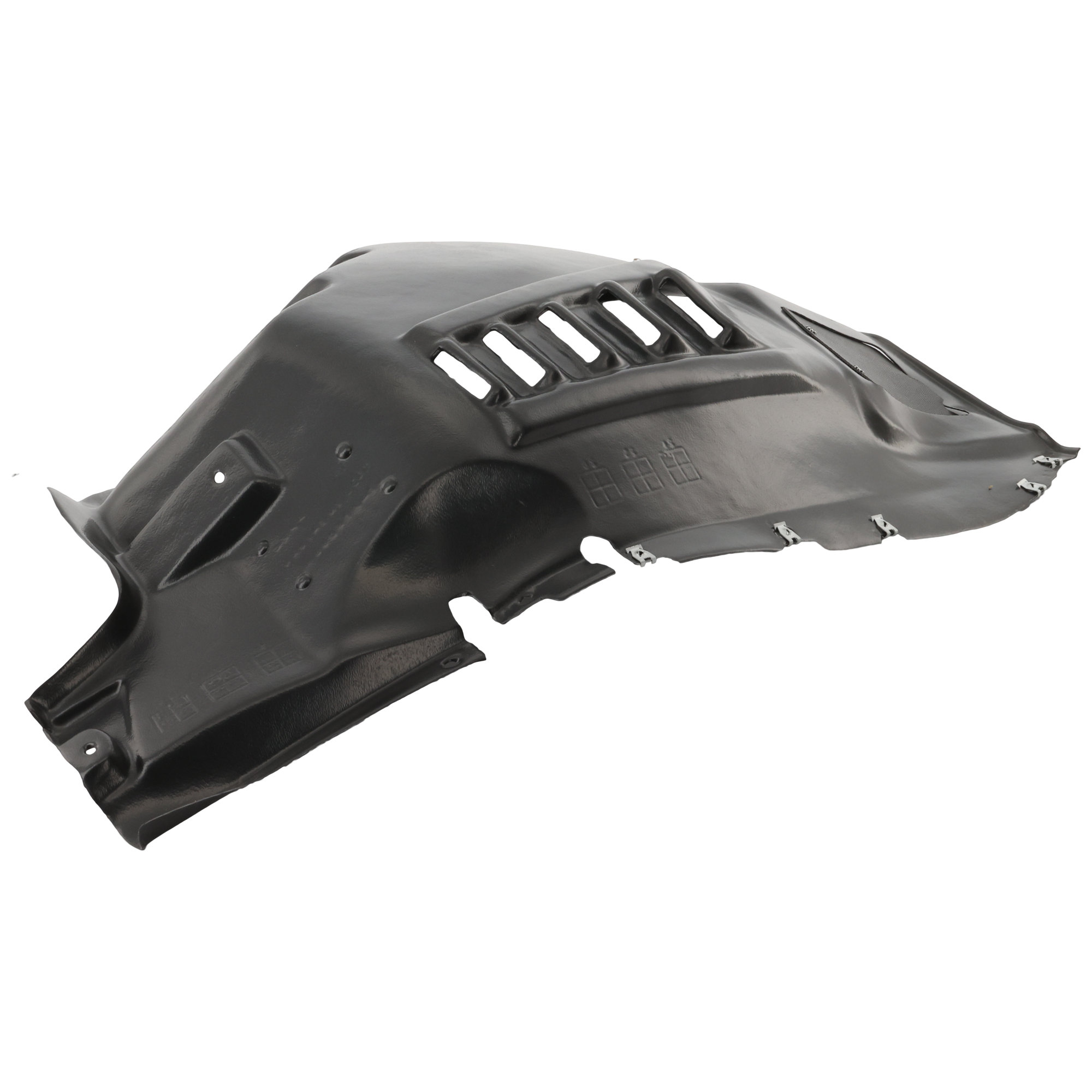 AM PROMASTER VAN 14-24 FRONT FENDER LINER RH w Fog Light Holes Vacuum Form SKU RD22210017 Partslink CH1249197 OEM 68193702AC