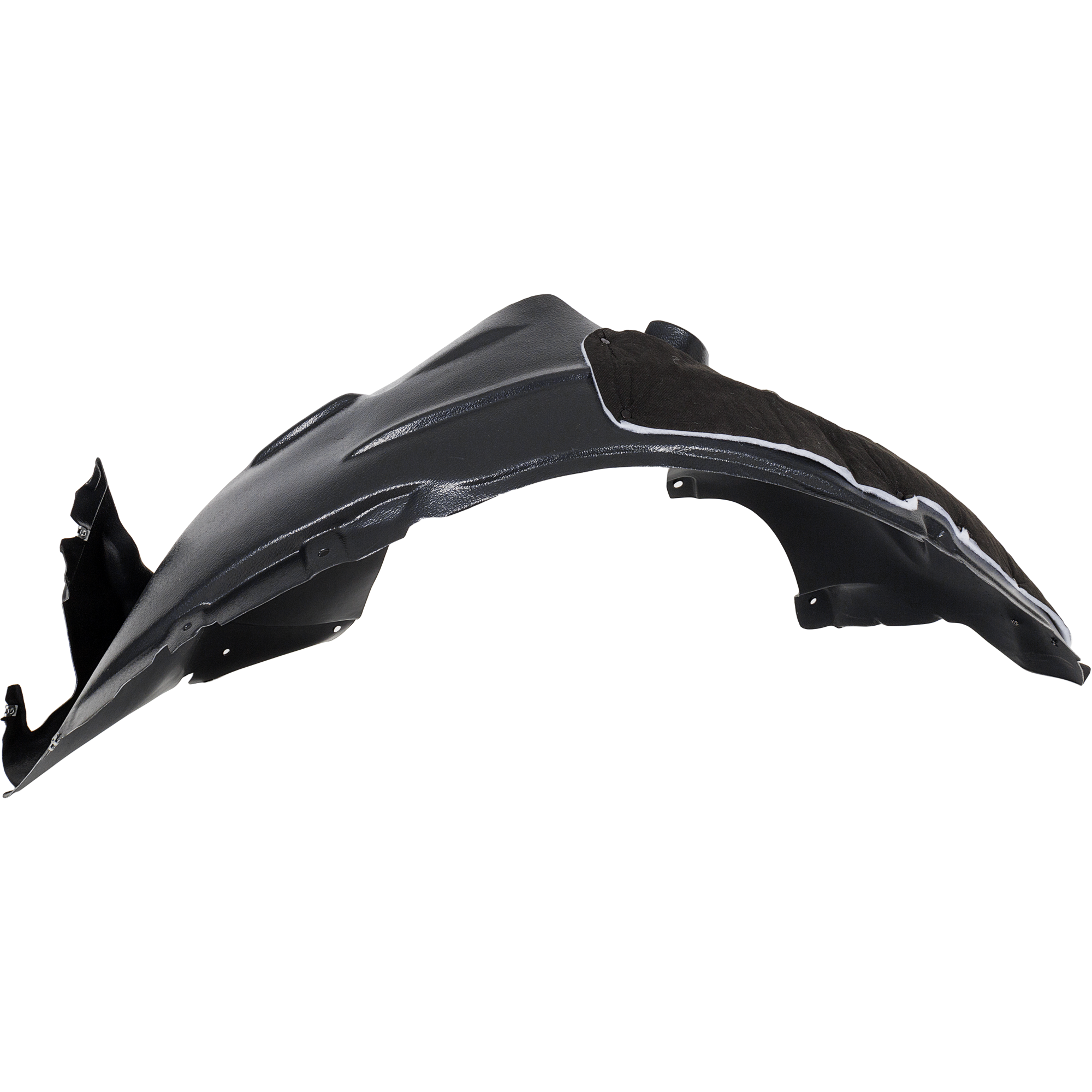 AM RAM 1500-19-24 FRONT FENDER LINER RH Rear Section w o Wheel Opening Molding Plastic Vacuum Form SKU RD22210027 Partslink CH1249203 OEM 68275896AE