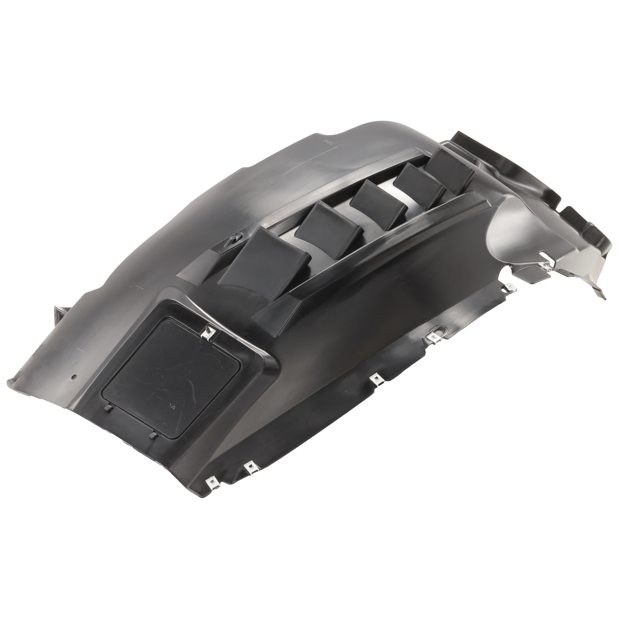 AM PROMASTER VAN 14-23 FRONT FENDER LINER LH w Fog Light Holes Polypropylene Injection Form CAPA SKU RD22210054Q Partslink CH1248186C OEM 68193703AC