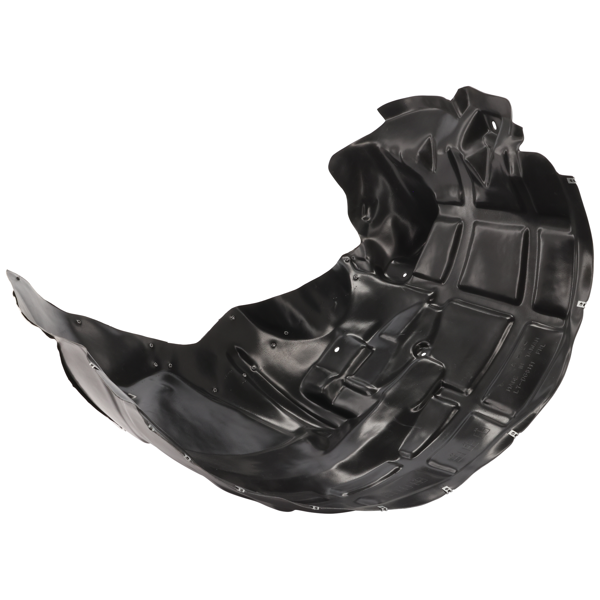 AM RAM 1500-21-24 FROT FENDER LINER LH w Aluminum Pad Polyethylene Vacuum Form TRX Model SKU RD22210058 Partslink CH1248223 OEM 68443449AD