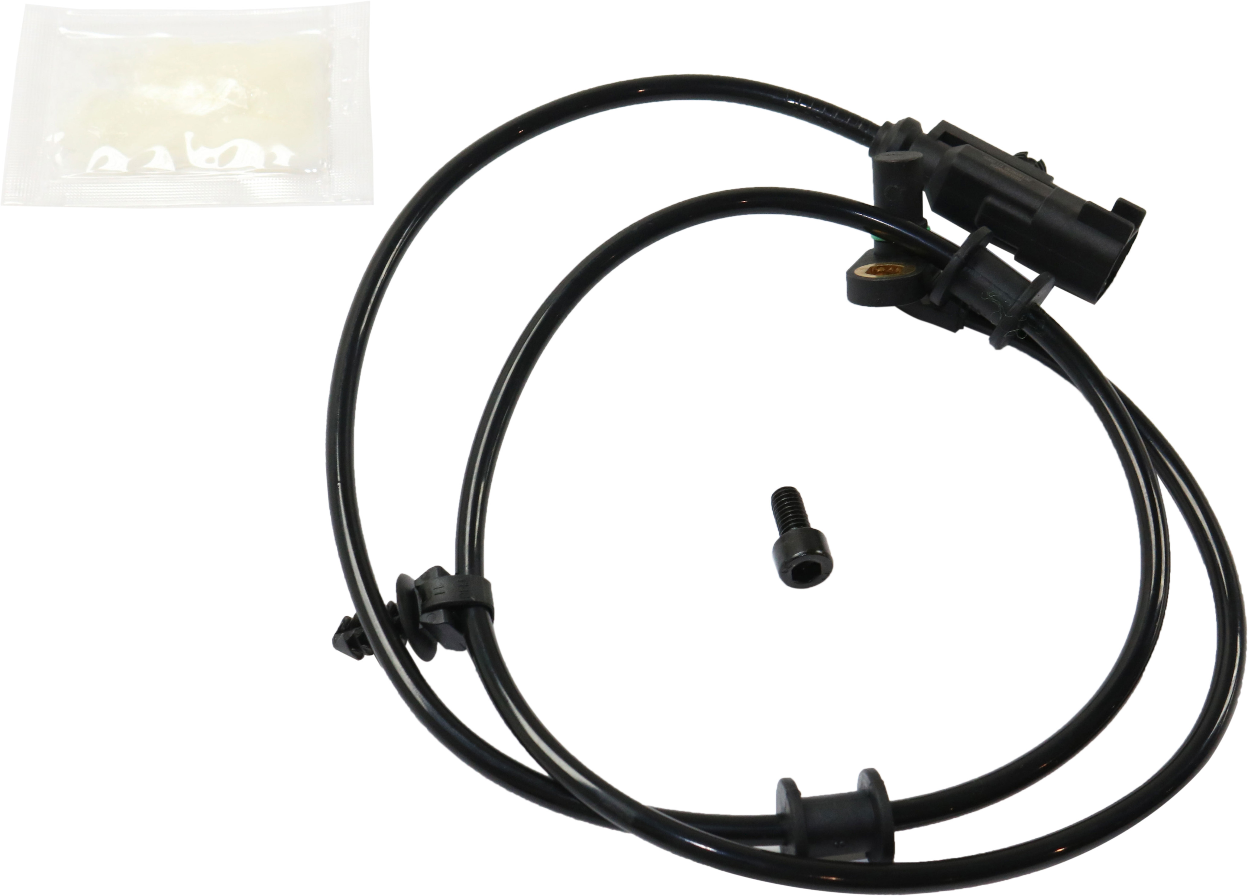 AM DURANGO ASPEN 07-09 FRONT ABS SPEED SENSOR RH=LH 2 Male Terminals Blade Type SKU RD31080008 OEM 5175787AA