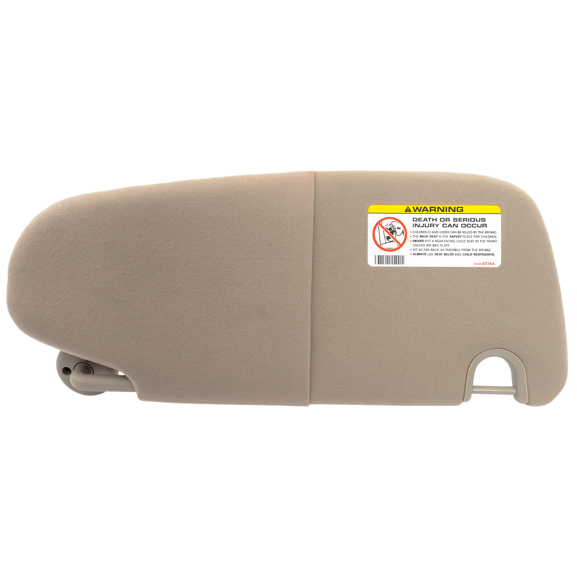 AM DODGE FULL SIZE PICKUP 02-05 SUN VISOR LH Beige SKU RD42170001 OEM 1CT17TL2AA