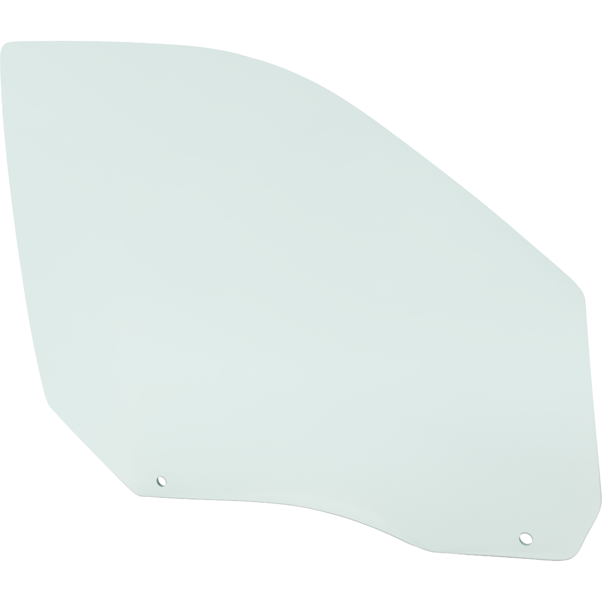 AM DODGE FULL SIZE P U 09-24 FRONT DOOR GLASS RH Green Tint 4 Door SKU RD48010017 OEM 55112390AB