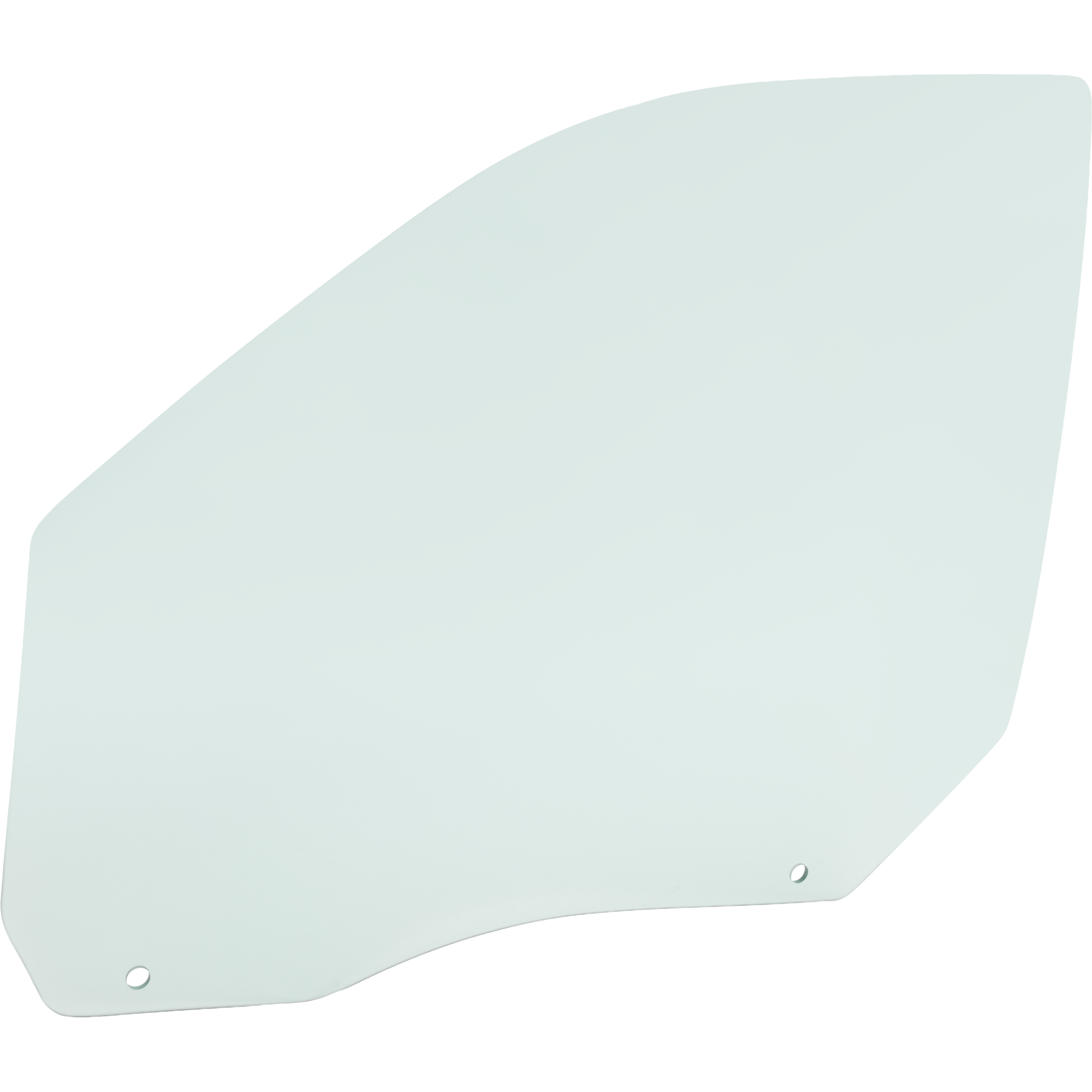 AM DODGE FULL SIZE P U 09-24 FRONT DOOR GLASS LH Green Tint 4 Door SKU RD48010018 OEM 55112391AB