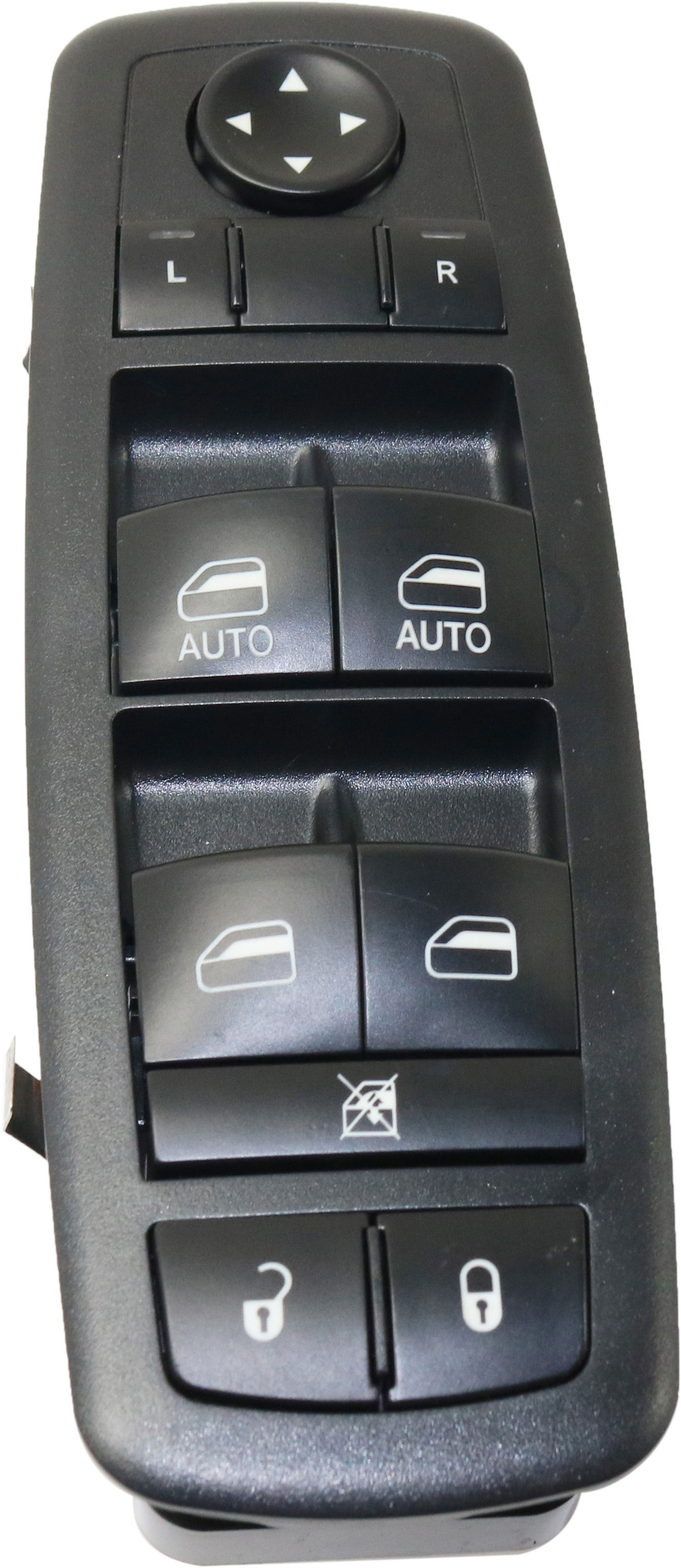 AM JOURNEY 12-20 CHYSLER 300-12-14 FRONT WINDOW SWITCH LH Black Power w Auto Up Down SKU RD50520028 OEM 68139805AD