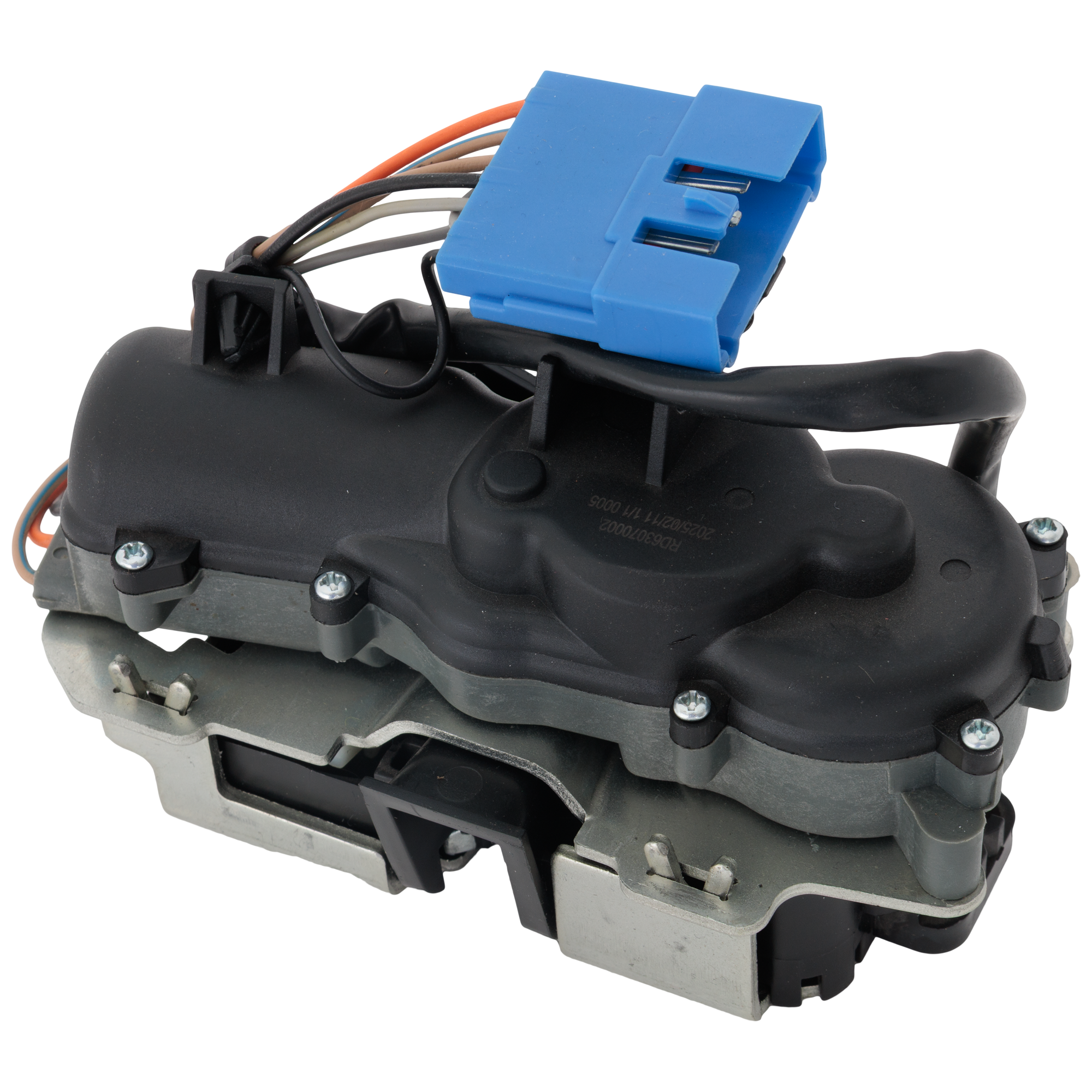 AM CARAVAN TOWN COUNTRY 01-05 LIFTGATE LOCK ACTUATOR w Power Liftgate Black and Silver Metal and Plastic Male Blue Connector 7 Male Blade Terminals SKU RD63070002 OEM 4717674AA 4717674AC 4717674AD