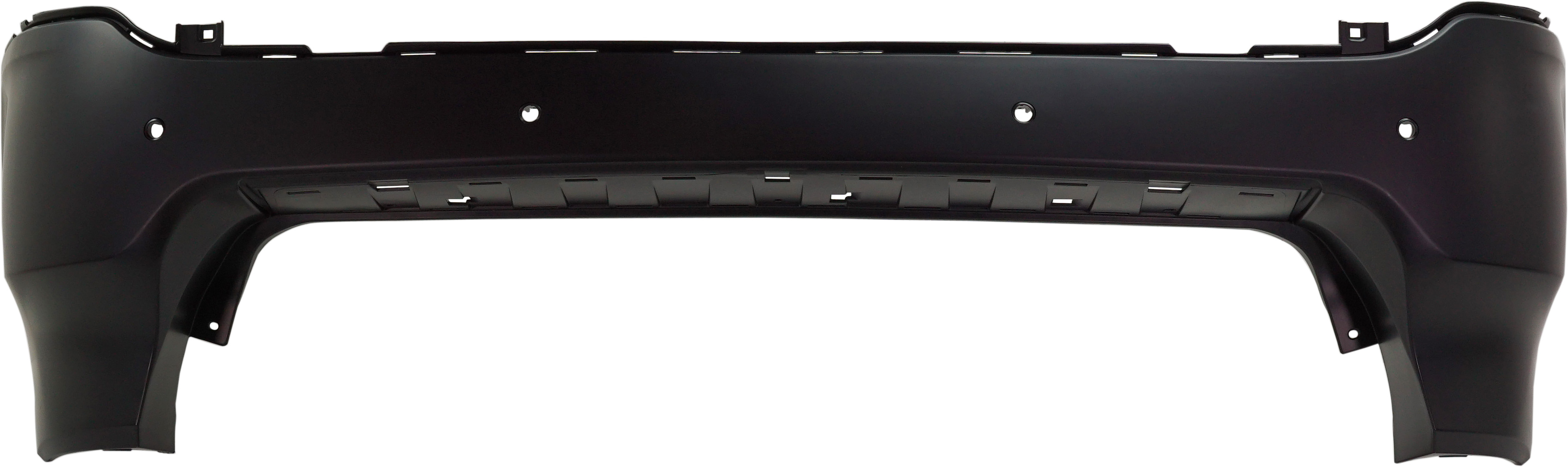 AM DURANGO 16-22 REAR BUMPER COVER Primed Exc. Enforcer Pursuit Special Service Models w Parking Aid Sensor Holes and Blind Spot Sensor Holes SKU RD76010005P Partslink CH1100A28 OEM 68304552AB