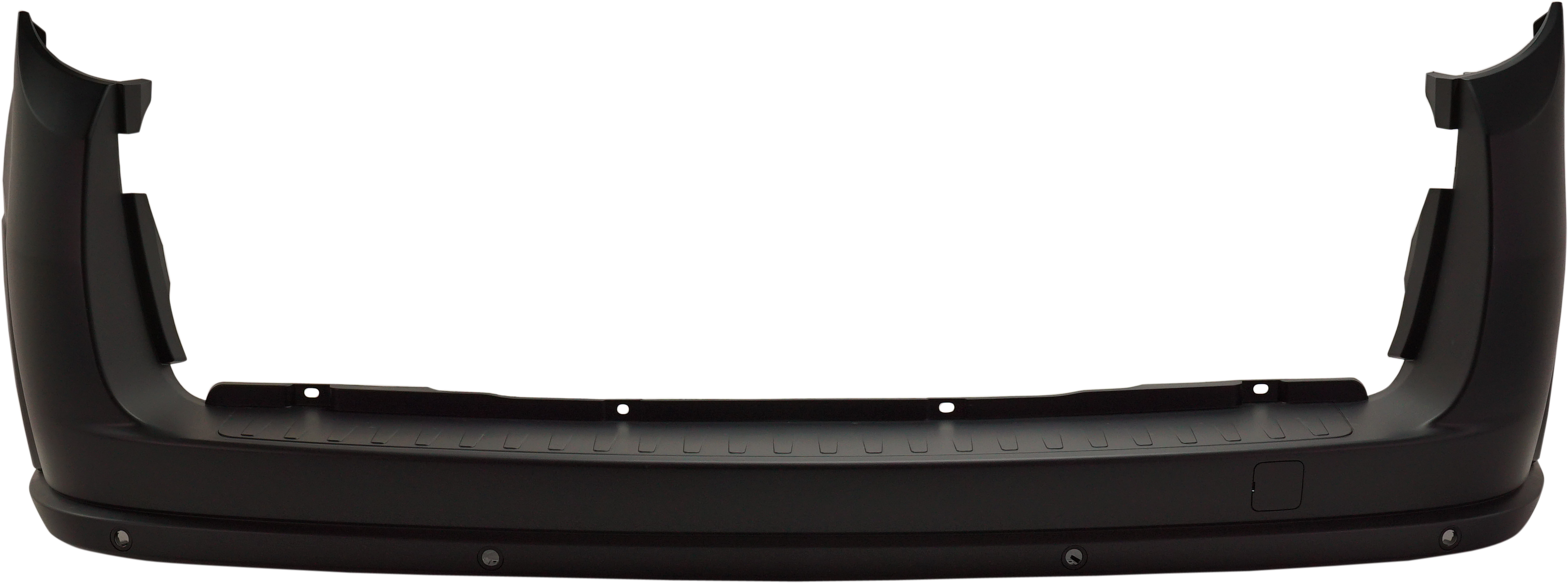 AM PROMASTER CITY 15-22 REAR BUMPER COVER Textured Base ST Tradesman Models w Parking Aid Sensor Holes SKU RD76010009P Partslink CH1100A12 OEM 5YH23LXHAA