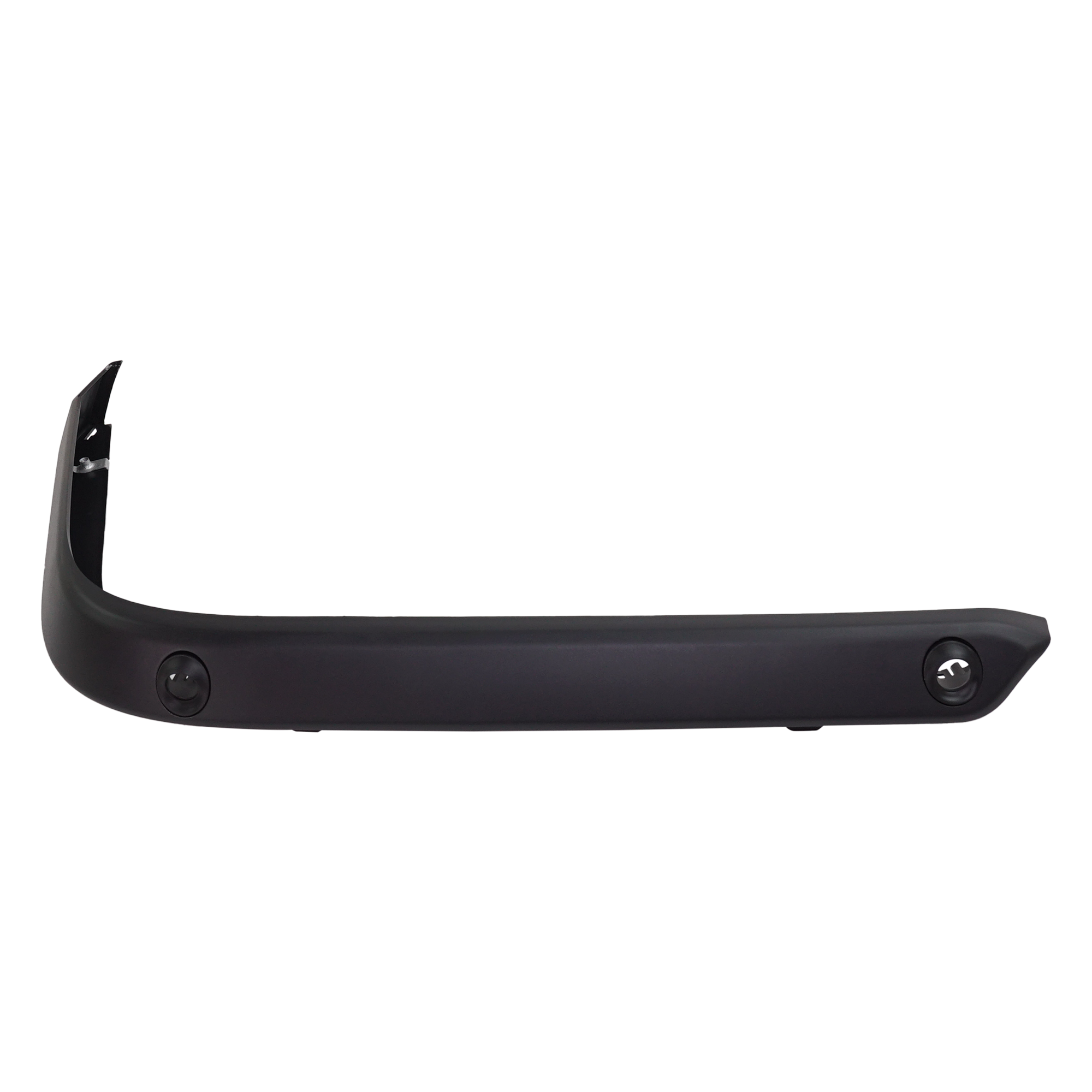 AM RAM 1500-19-24 REAR BUMPER MOLDING RH Outer Single Exhaust w o Park Assist Sensor Holes w Parking Aid Sensor Holes SKU RD76370005 Partslink CH1147107 OEM 68404392AA 68404392AB
