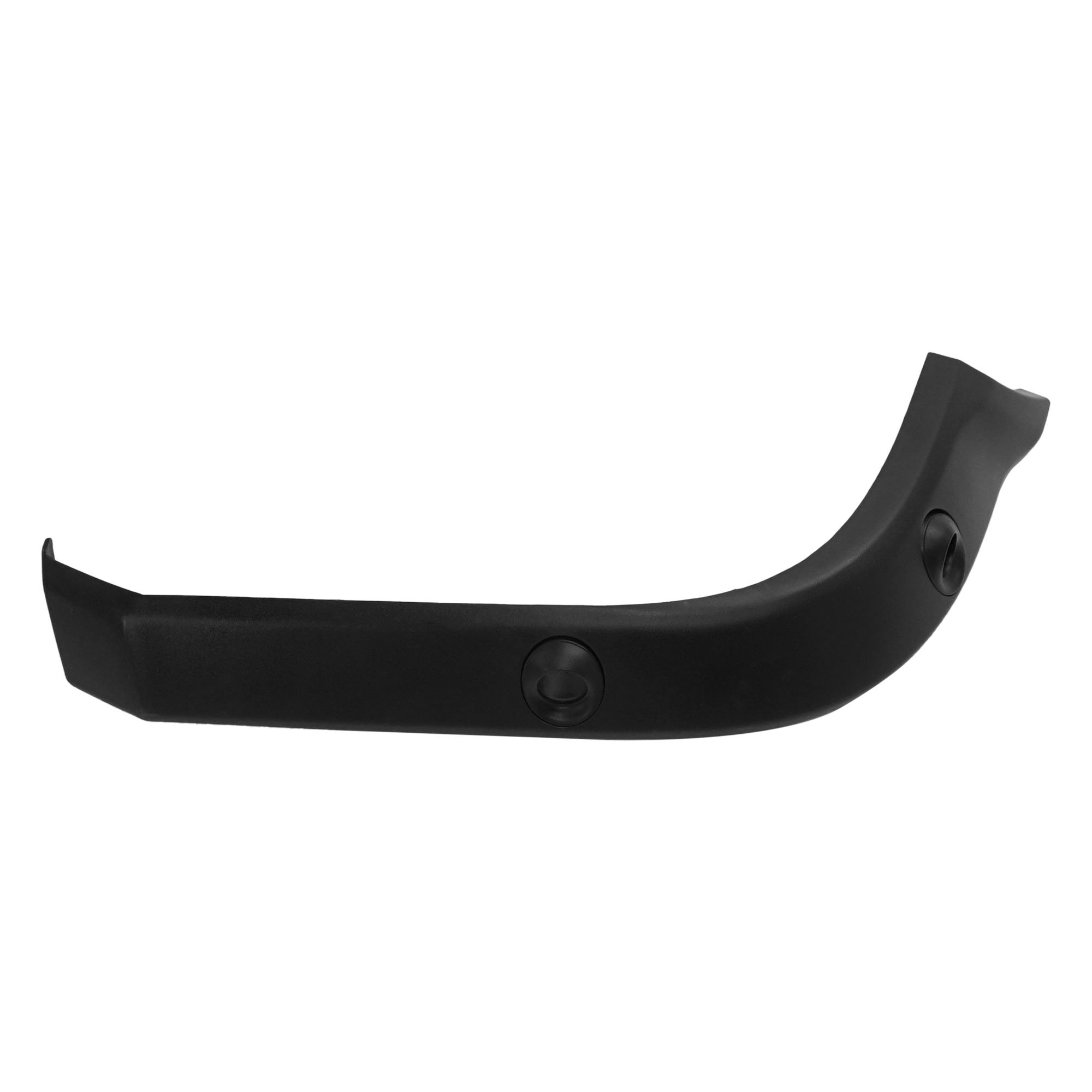 AM RAM 1500-19-24 REAR BUMPER MOLDING RH Outer Dual Exhaust w Park Assist Sensor Holes SKU RD76370013 Partslink CH1147112 OEM 68404408AB 68404408AA
