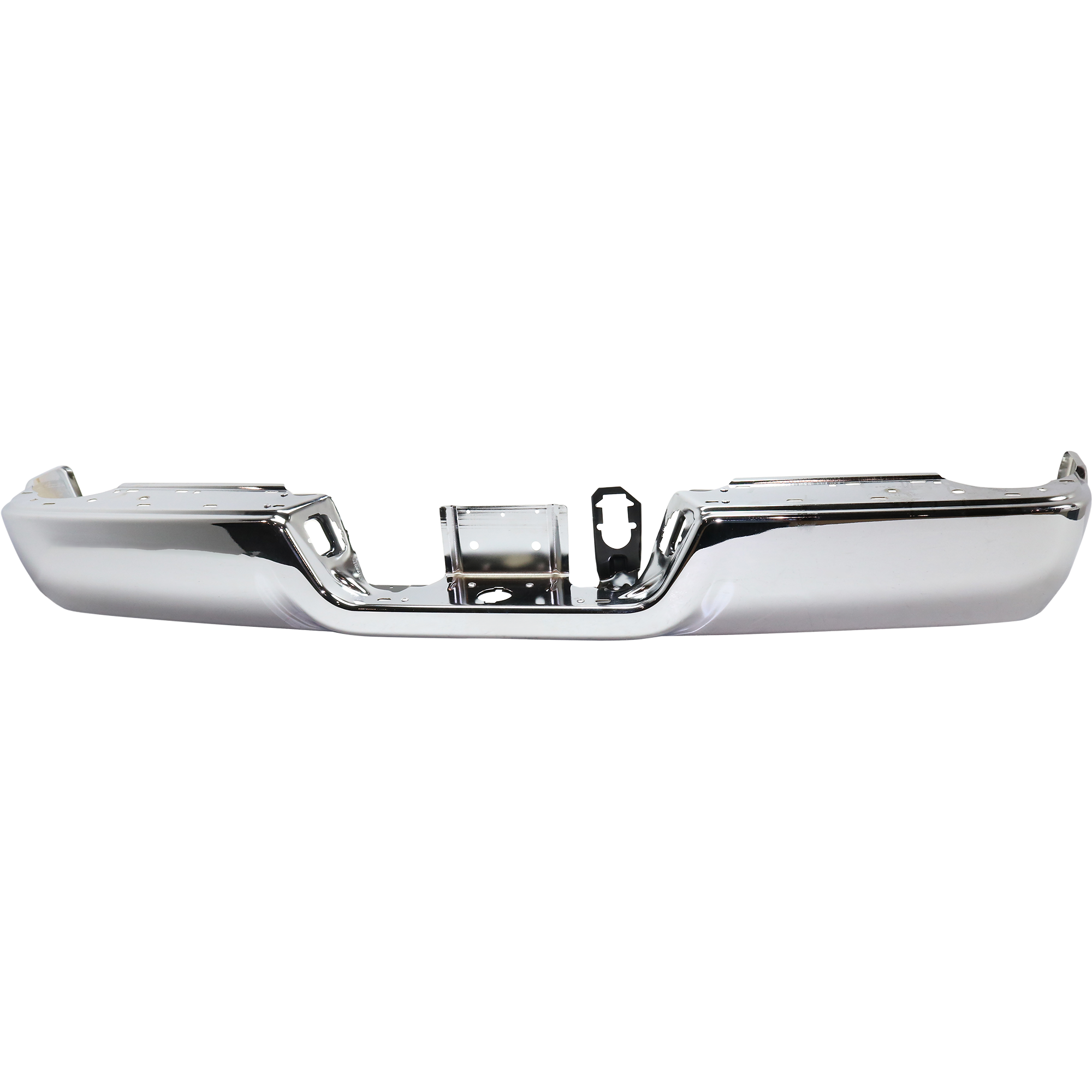 AM RAM 2500-3500-13-18 STEP BUMPER FACE BAR ONLY w o Pad w Pad Provision w o Mounting Bracket Chrome w o Parking Aid Sensor Holes Type 1 SKU RD82560001 Partslink CH1102378 OEM 68207306AA