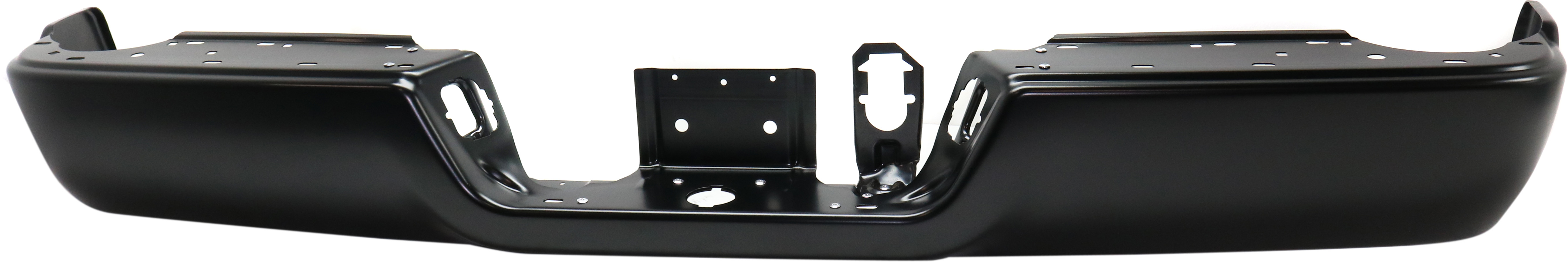 AM RAM 2500-3500-13-18 STEP BUMPER FACE BAR ONLY w o Pad w Pad Provision w o Mounting Bracket Powdercoated Black w o Parking Aid Sensor Holes SKU RD82560003 Partslink CH1102376 OEM 68207290AA