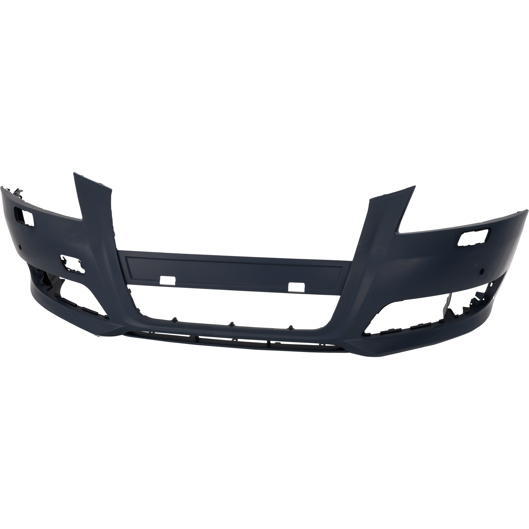 AM A3-09-13 FRONT BUMPER COVER Primed w o Sport Pkg w Headlight Washer Holes and Parking Aid Snsr Holes SKU REPA010340P Partslink AU1000201 OEM 8P0807105HGRU