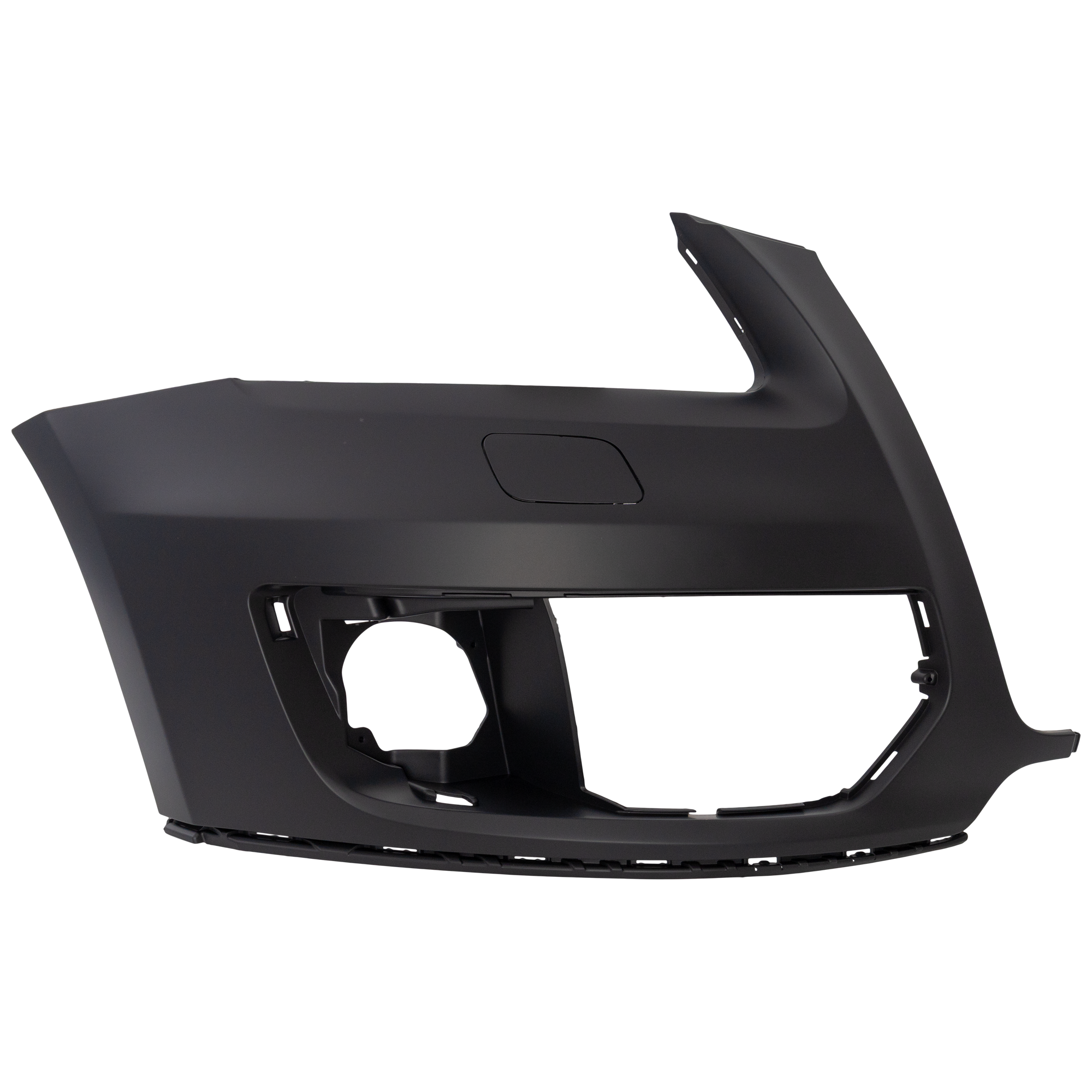 AM Q5-09-12 FRONT BUMPER COVER RH Primed w o S Line Pkg w o Parking Aid Snsr Holes SKU REPA010341P Partslink AU1017100 OEM 8R0807108AGRU