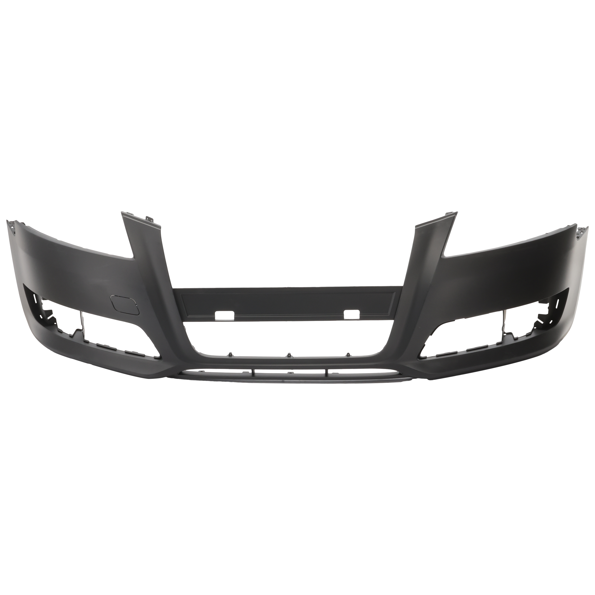 AM A3-09-13 FRONT BUMPER COVER Primed w o Sport Pkg w o Headlight Washer Holes and Parking Aid Snsr Holes SKU REPA010344P Partslink AU1000169 OEM 8P0807105EGRU