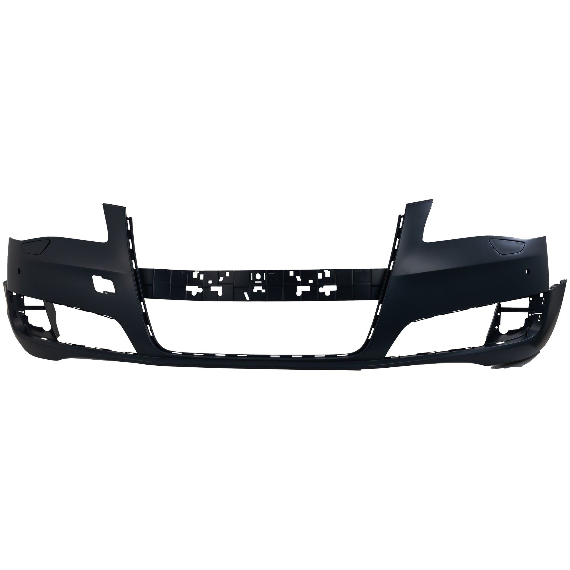 AM A8 QUATTRO 11-14 FRONT BUMPER COVER Primed w Parking Aid Sensor Holes SKU REPA010353P Partslink AU1000206 OEM 4H0807065EGRU