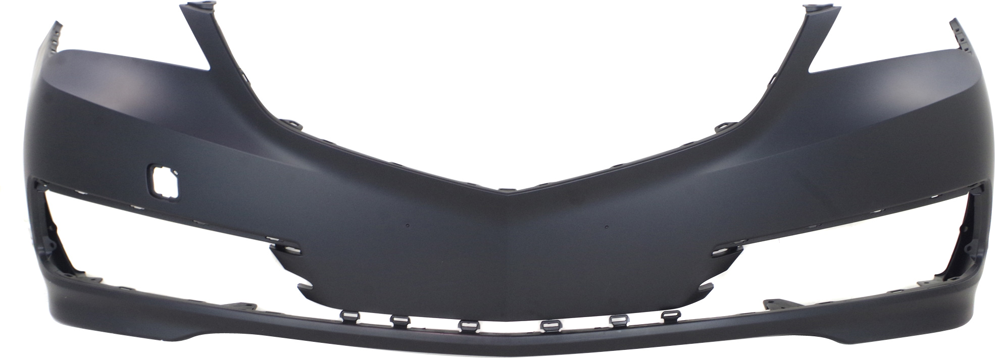 AM TLX 15-17 FRONT BUMPER COVER Primed w o HLW and Parking Aid Sensor Holes CAPA SKU REPA010358PQ Partslink AC1000185C OEM 04711TZ3A90ZZ