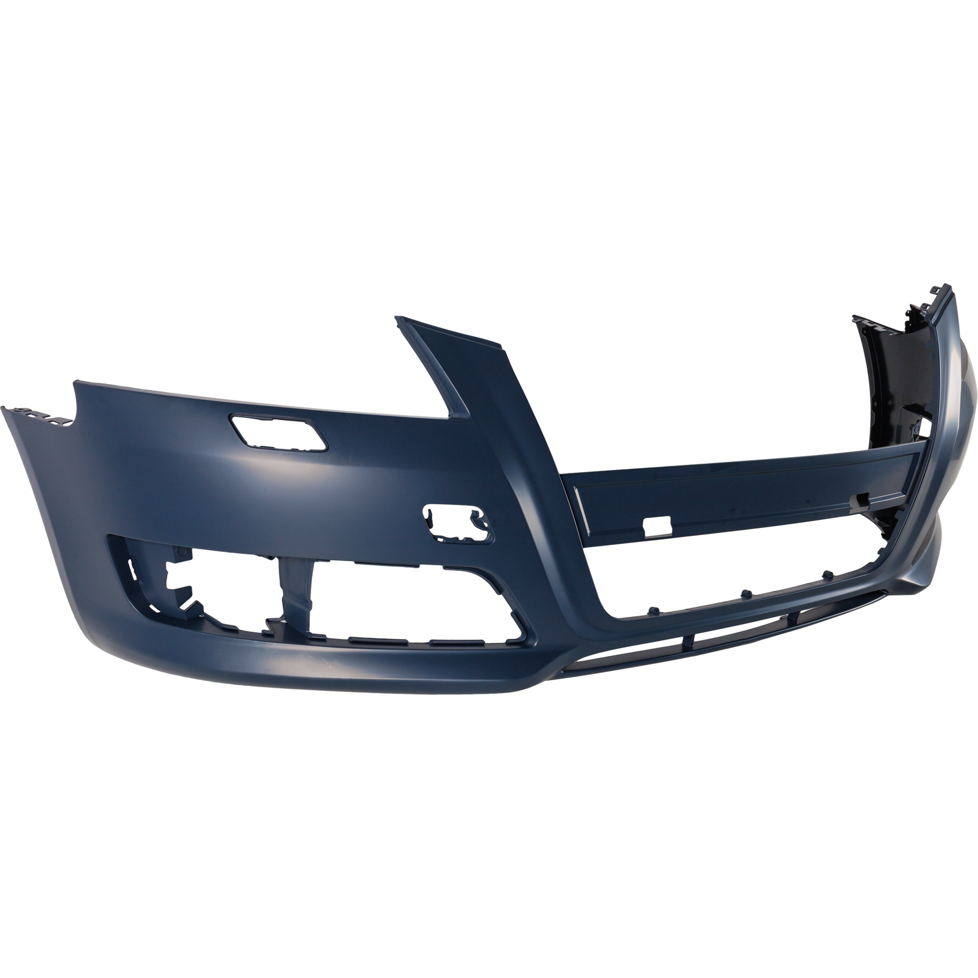 AM A3-09-13 FRONT BUMPER COVER Primed w o Sport Pkg w Headlight Washer Holes Holes w o Parking Aid Snsr Holes SKU REPA010360P Partslink AU1000222 OEM 8P0807105FGRU