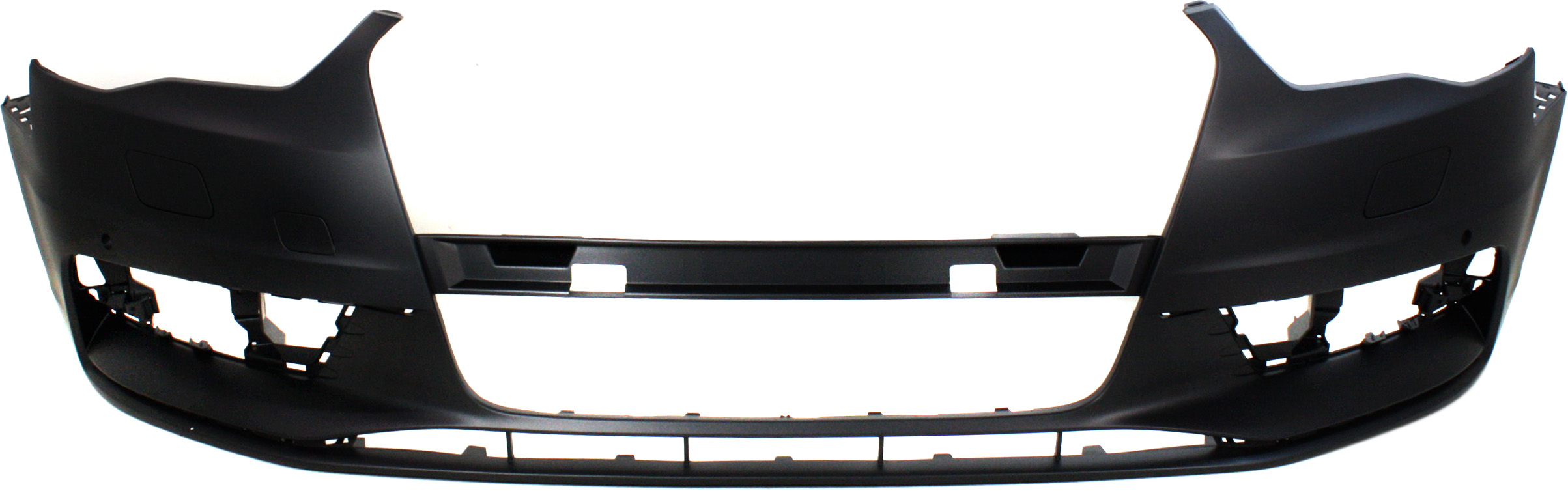 AM A3-15-16 FRONT BUMPER COVER Primed Convertible Sedan w o HLW and Parallel Park Assist Sensor Holes w Parking Aid Sensor Holes CAPA SKU REPA010362PQ Partslink AU1000219C OEM 8V5807065BGRU