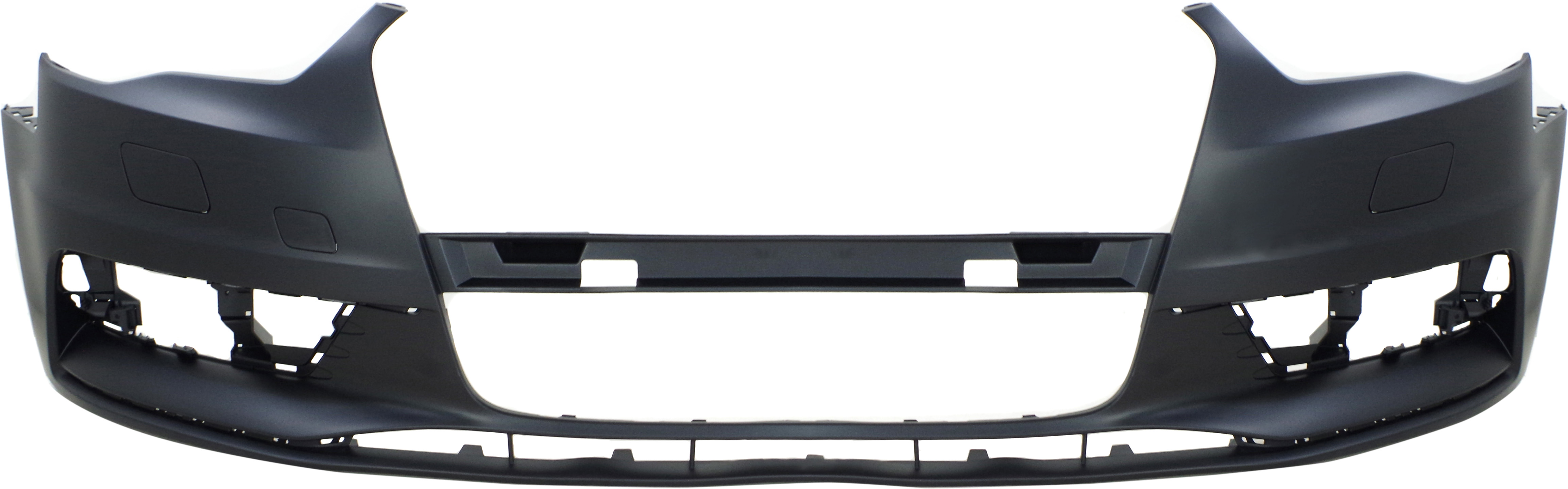 AM A3-15-16 FRONT BUMPER COVER Primed Conv Sdn w o Headlight Washer Holes and Parking Aid Sensor Holes SKU REPA010363P Partslink AU1000218 OEM 8V5807065GRU