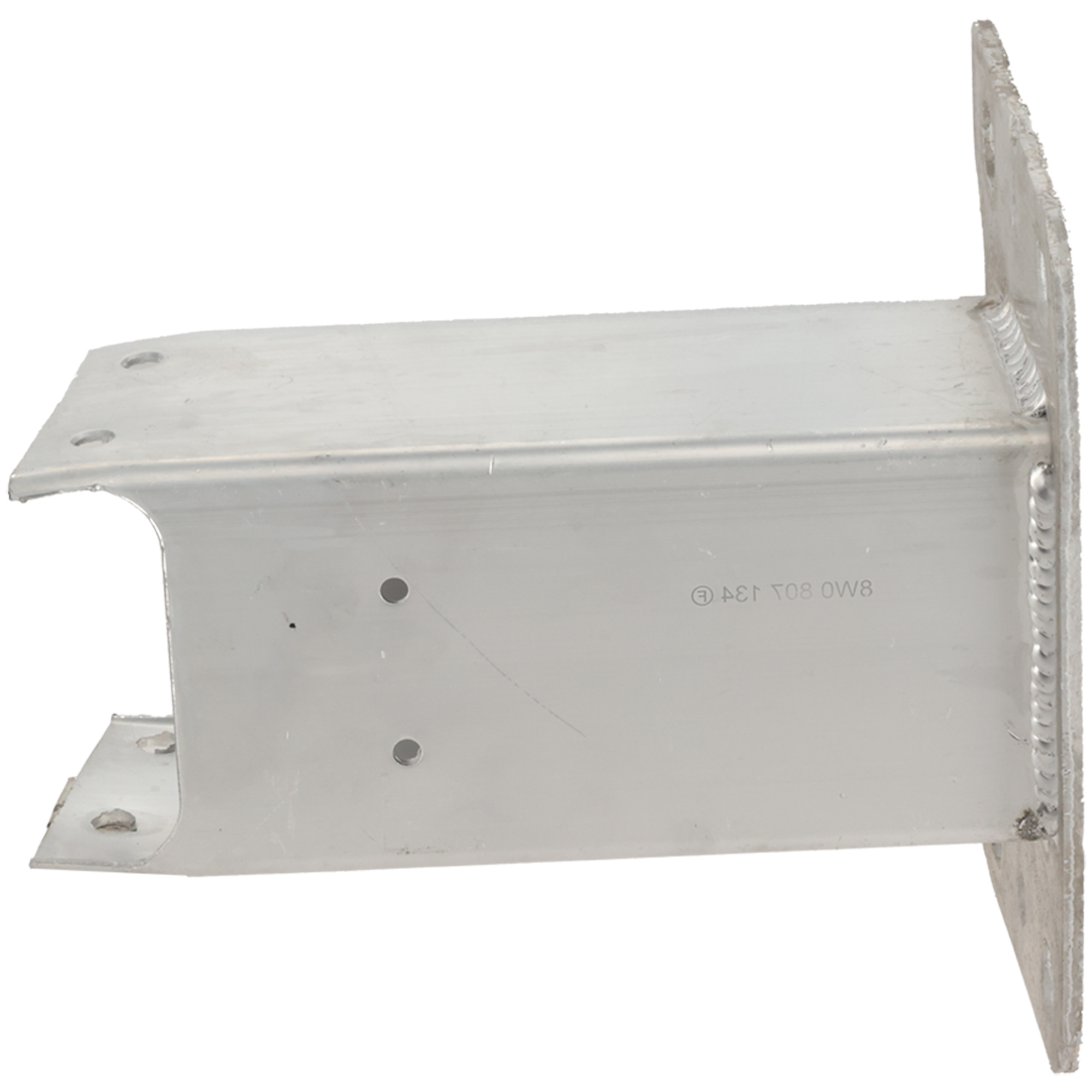 AM A4 S4-17-21 FRONT BUMPER BRACKET LH Impact Bar Aluminum SKU REPA013124 Partslink AU1066110 OEM 8W0807133A