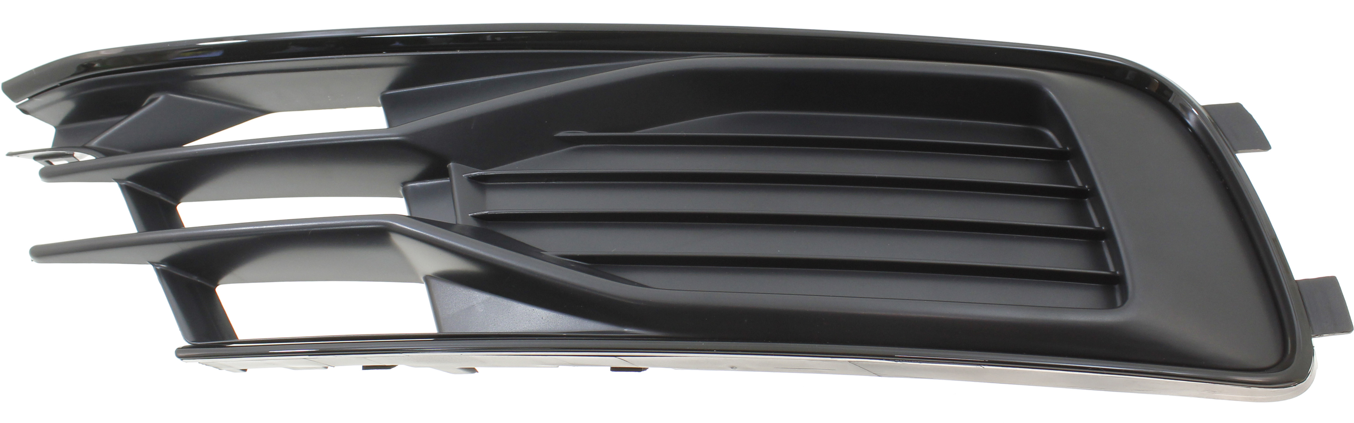 AM A6-16-17 FOG LAMP COVER RH Outer Grille Textured w o S Line Pkg and Adaptive Cruise Ctrl SKU REPA015517 Partslink AU1039132 OEM 4G0807648BMT