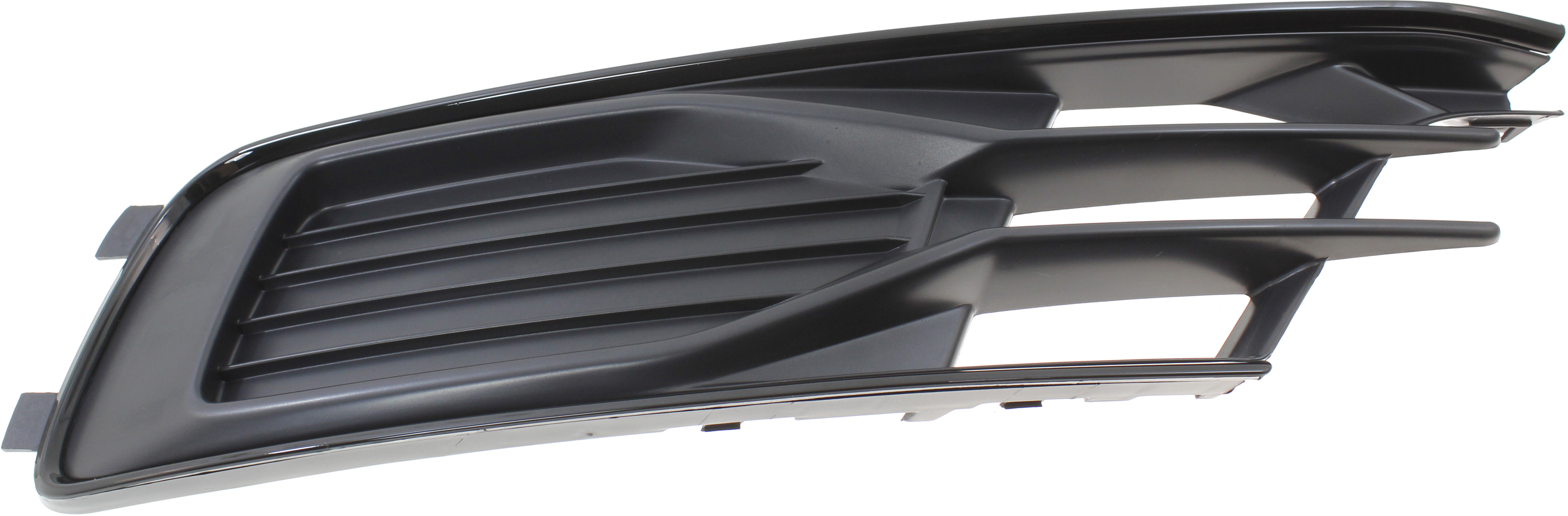 AM A6-16-17 FOG LAMP COVER LH Outer Grille Textured w o S Line Pkg and Adaptive Cruise Ctrl SKU REPA015518 Partslink AU1038132 OEM 4G0807647BMT