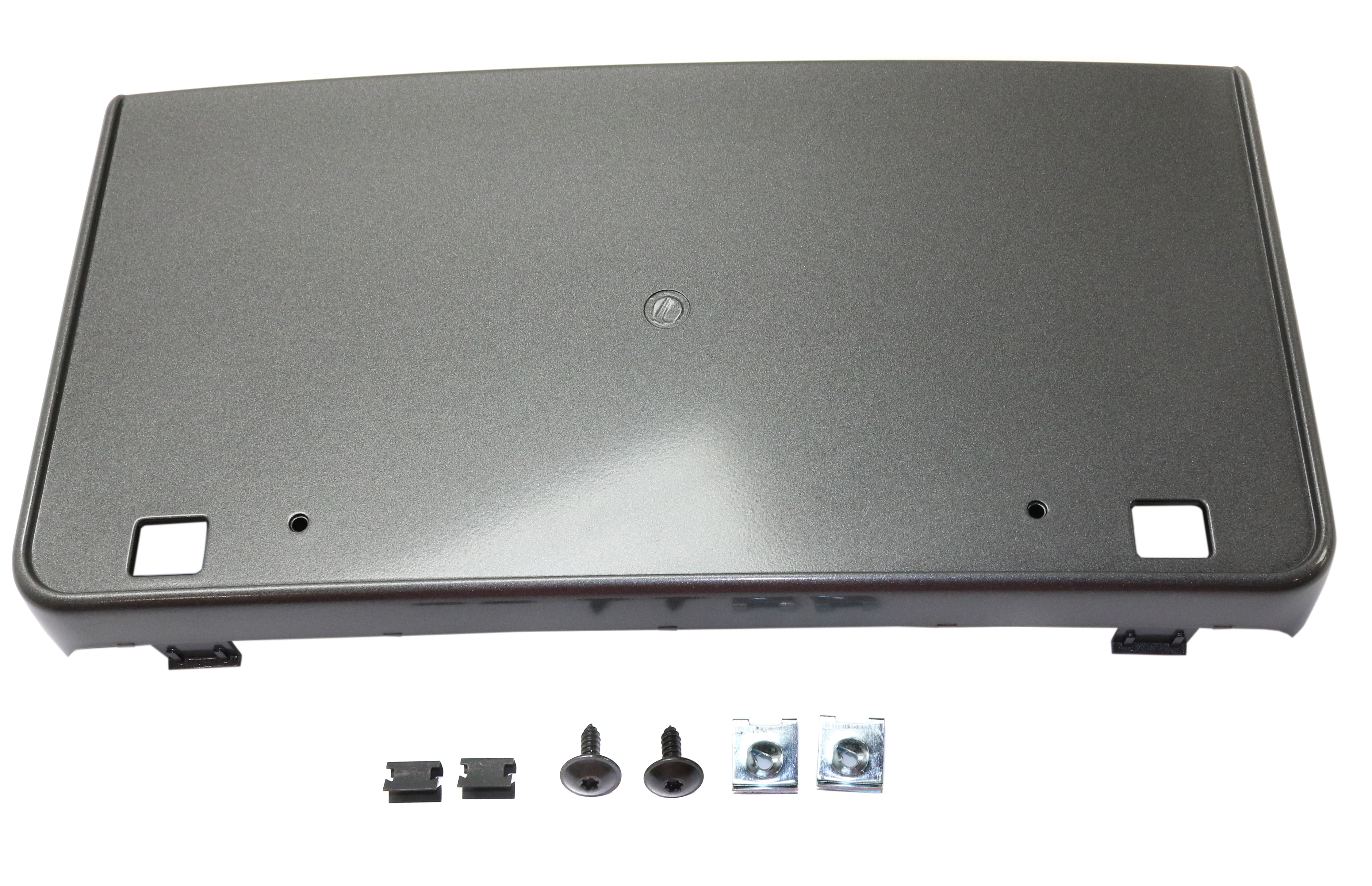 AM A3 S3-15-16 FRONT LICENSE PLATE BRACKET Black Convertible Sedan CAPA SKU REPA017305Q Partslink AU1068106C OEM 8V5807287T94