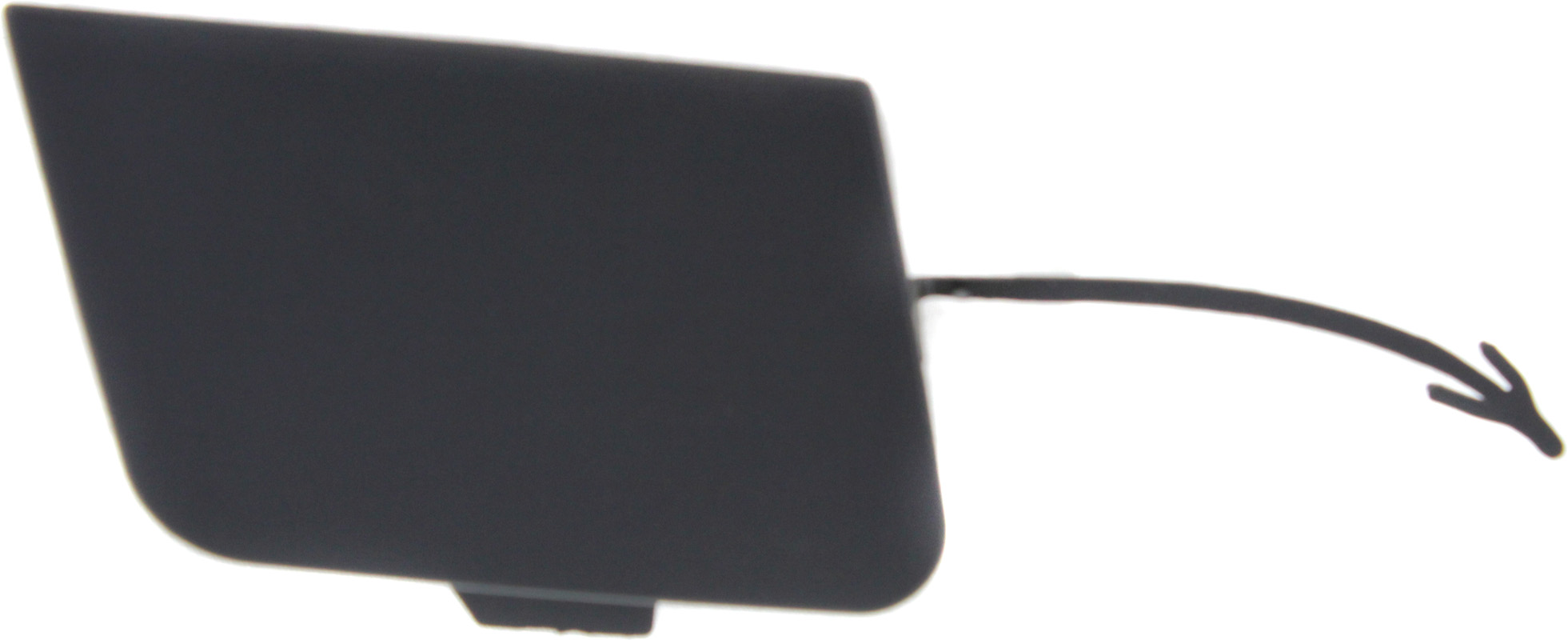 AM A3-06-08 FRONT BUMPER TOW HOOK COVER Primed Gray w o Sport Pkg SKU REPA018402 Partslink AU1029103 OEM 8P4807241GRU