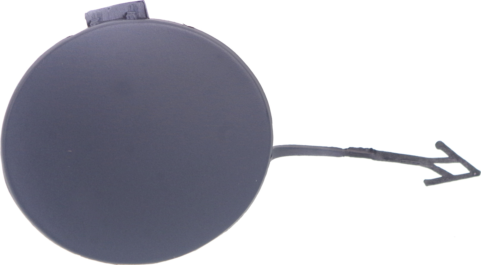 AM A6-12-15 FRONT BUMPER TOW HOOK COVER Primed w o S Line Pkg SKU REPA018403 OEM 4G0807241GRU
