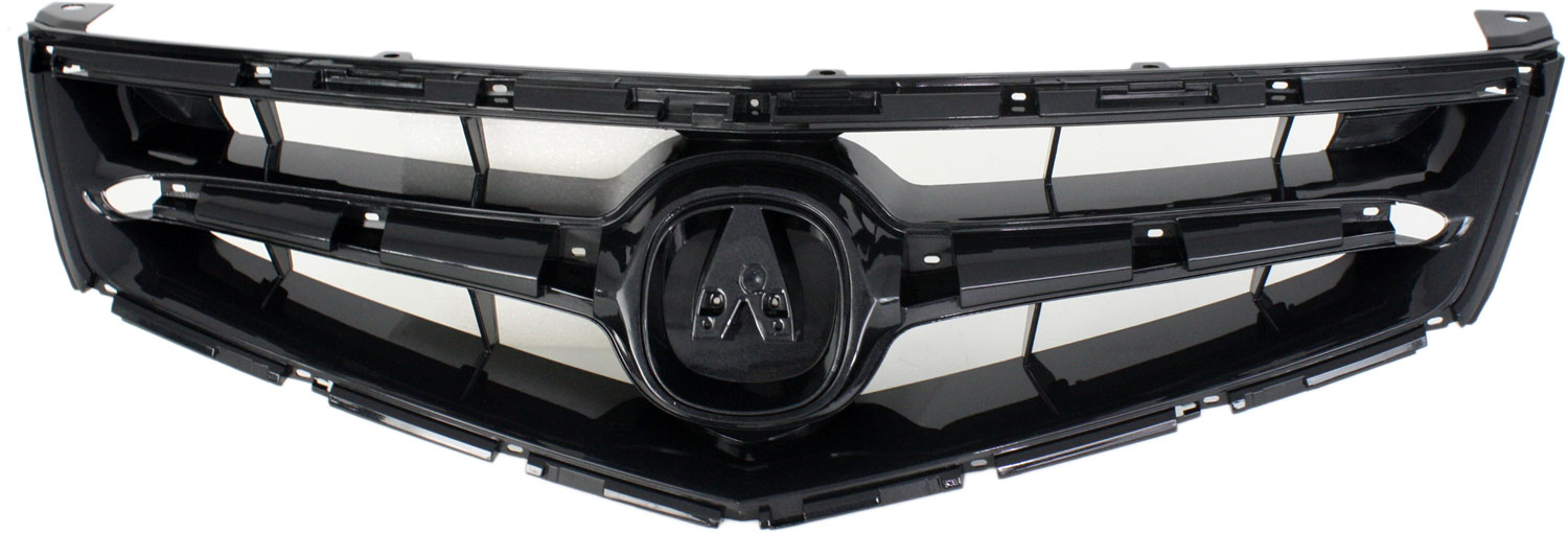 AM TSX 06-08 GRILLE Painted Black SKU REPA070112 Partslink AC1200112 OEM 71121SECA02ZA