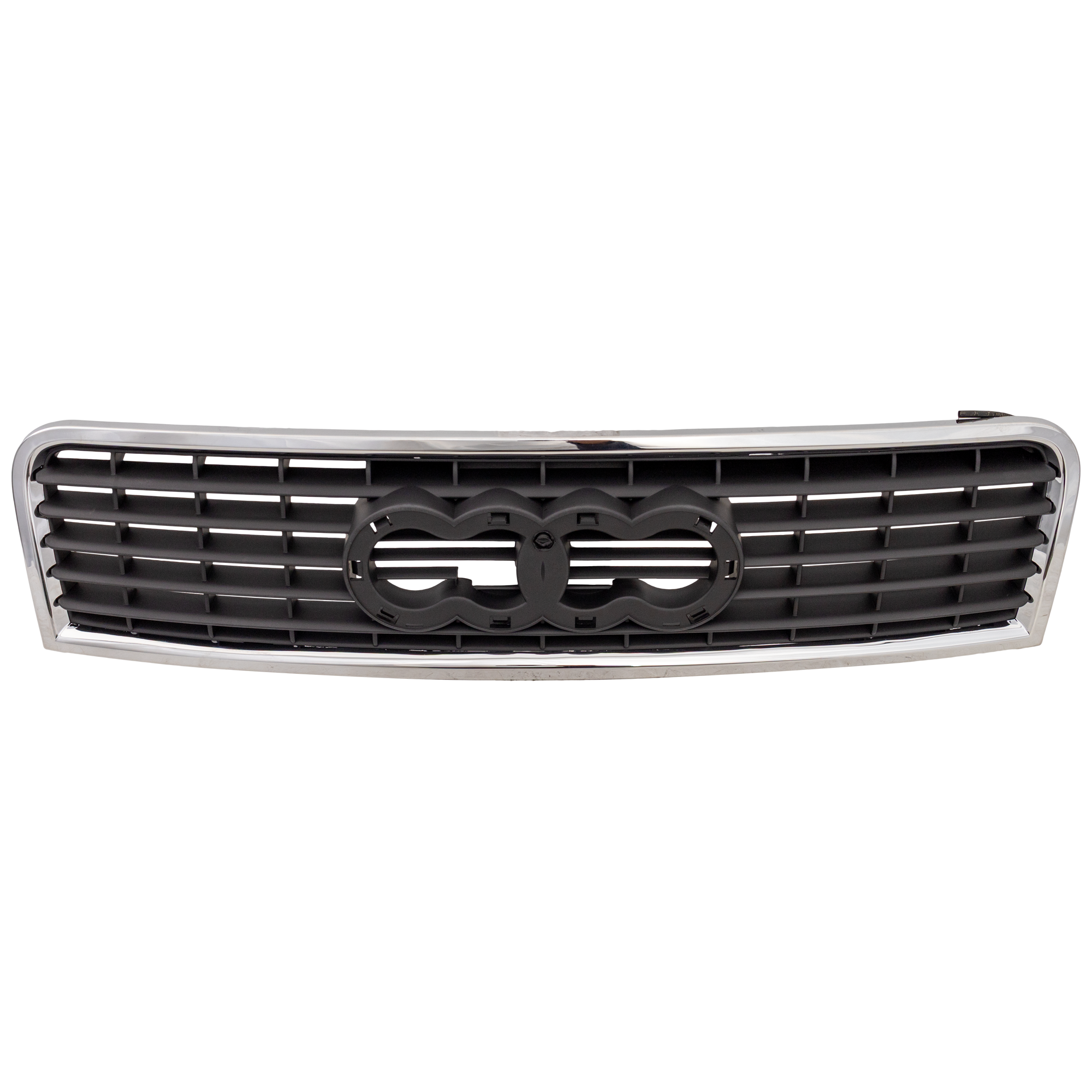 AM A4-02-05 GRILLE Chrome Shell Painted Satin Black Insert Sedan Wagon SKU REPA070120 Partslink AU1200114 OEM 8E0853651G5PV