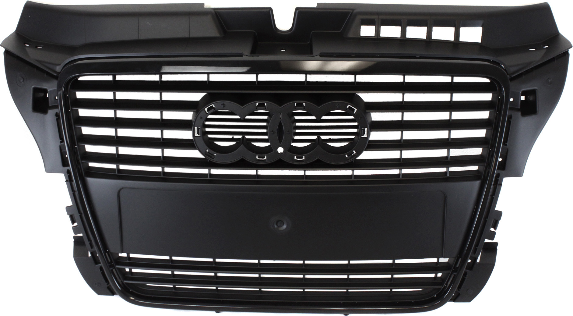 AM A3-09-13 GRILLE Primed Shell and Insert Type 2 w o License Plate Holes SKU REPA070123 Partslink AU1200119 OEM 8P0853651HVMZ