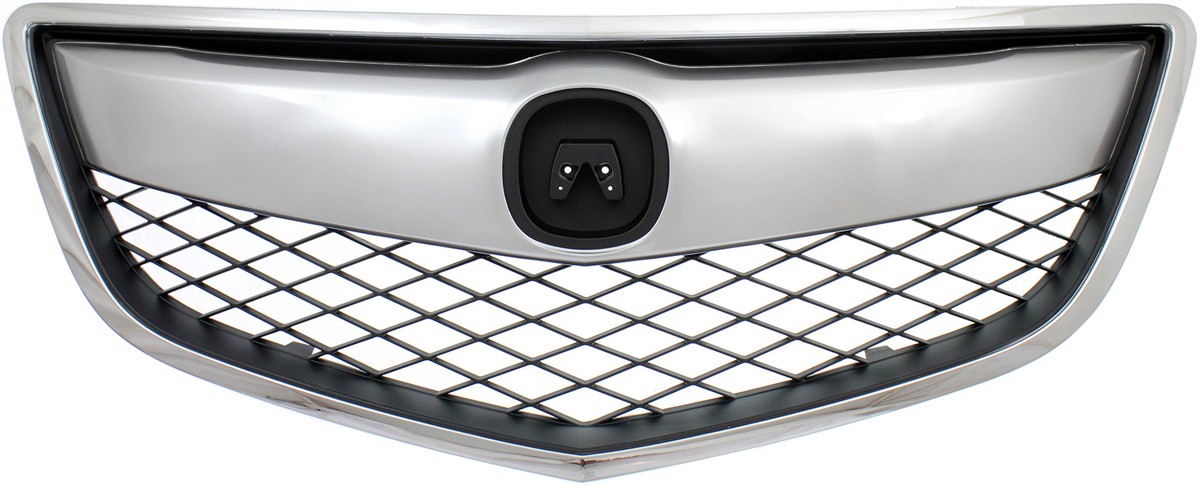 AM RDX 13-15 GRILLE Chrome Shell Painted Black Insert w Chrome Upper Bar SKU REPA070125 OEM 71121TX4A01 PFM
