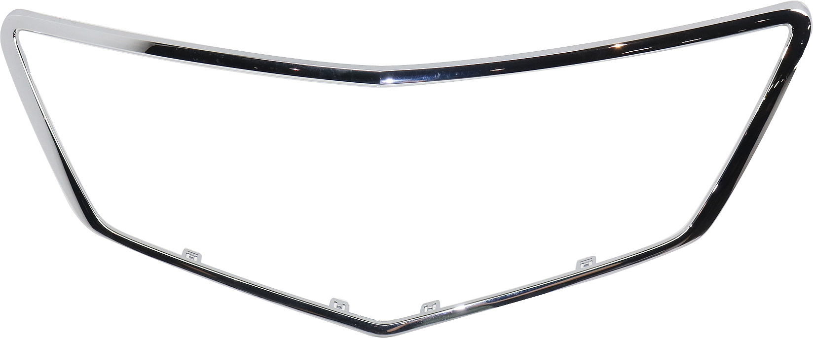 AM RDX 16-18 GRILLE FRAME Grille Outline Trim Chrome w Clips For Installation SKU REPA070721 Partslink AC1202107 OEM 71123TX4A51