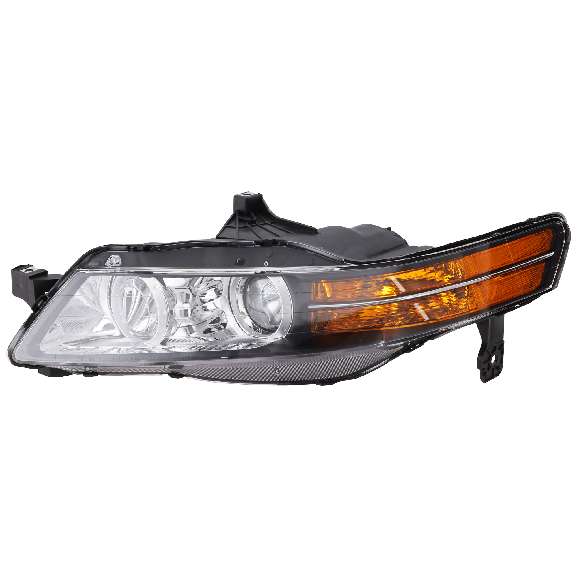AM TL 07-08 HEAD LAMP LH Lens and Housing Base Model SKU REPA100112 Partslink AC2502113 OEM 33151SEPA22