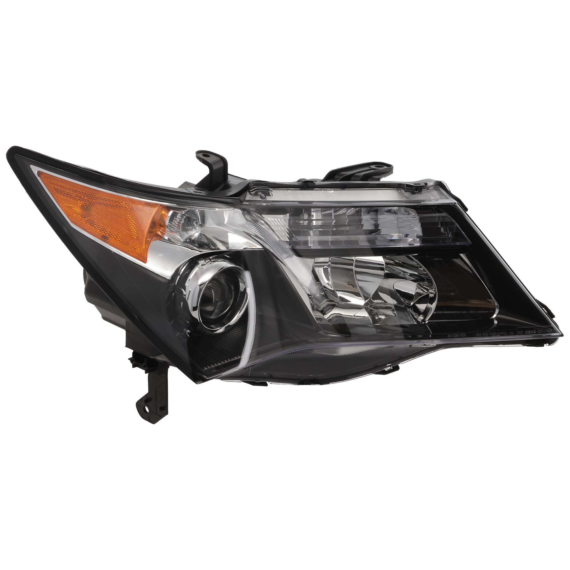 AM MDX 10-13 HEAD LAMP RH Lens and Housing w Advance Package CAPA SKU REPA100129Q Partslink AC2519117C OEM 33101STXA31