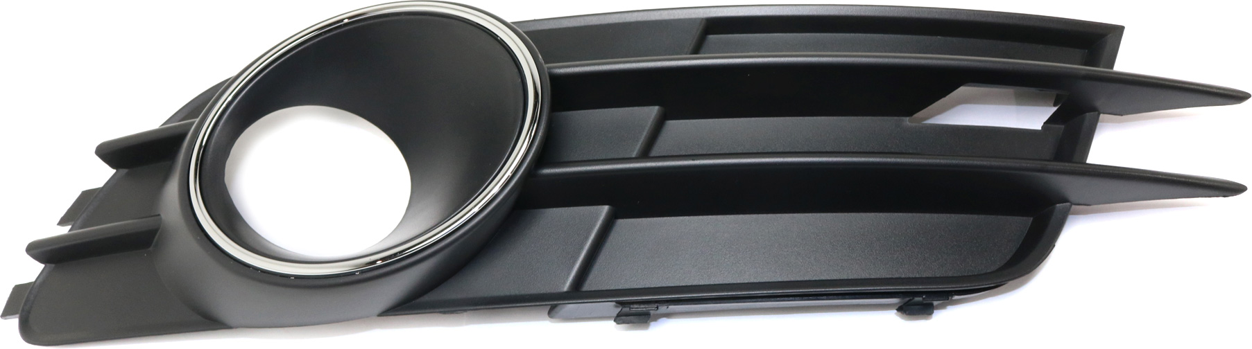 AM A6-12-15 FRONT FOG LAMP MOLDING RH Black w Chrome Ring w o S Line Pkg. w Adaptive Cruise Control SKU REPA108017 Partslink AU1039125 OEM 4G0807682H9B9