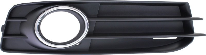 AM A3-09-13 FRONT FOG LAMP MOLDING RH Black w Chrome Trim w Sport Pkg SKU REPA108603 Partslink AU1039114 OEM 8P0807682F9B9