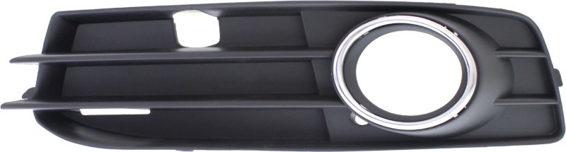 AM A3-09-13 FRONT FOG LAMP MOLDING LH Black w Chrome Trim w Sport Pkg SKU REPA108604 Partslink AU1038114 OEM 8P0807681N9B9