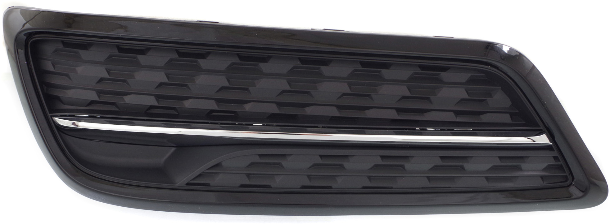 AM MDX 14-16 FOG LAMP COVER LH Painted Black Chrome SKU REPA108618 Partslink AC1038105 OEM 71107TZ5A01