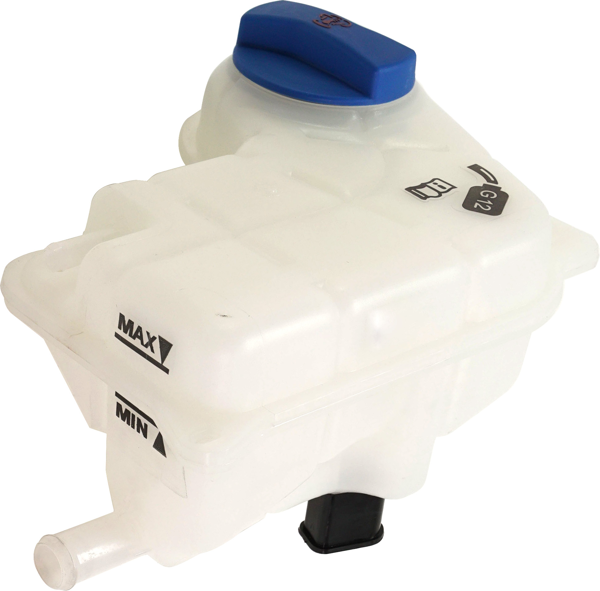 AM A4 A4 QUATTRO 02-08 COOLANT RESERVOIR w Cap 1.8L 2.0L 3.2L 2nd Gen. SKU REPA161304 Partslink AU3014101 OEM 8E0121403