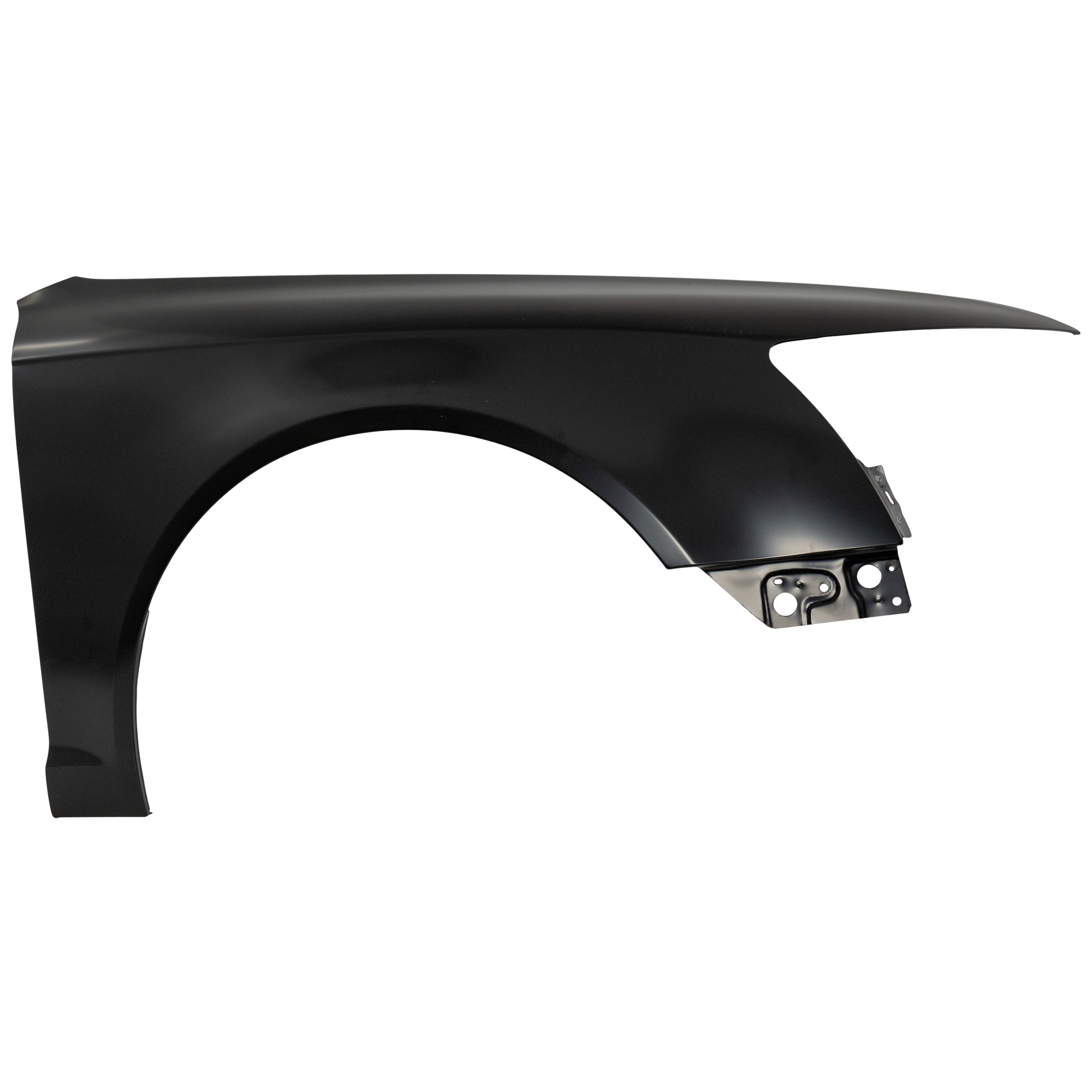 AM A6-09-11 FRONT FENDER RH Primed w o Signal Light Hole Steel SKU REPA220117 Partslink AU1241128 OEM 4F0821104F PFM