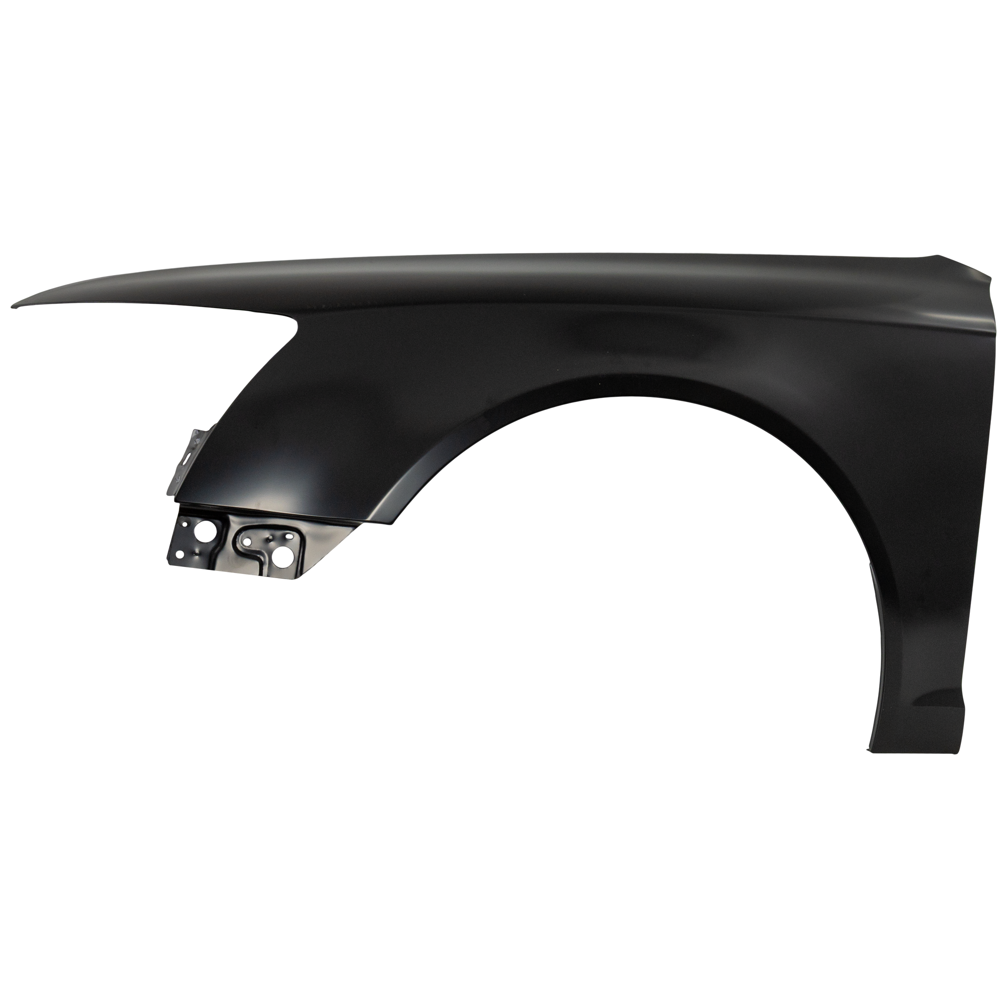 AM A6-09-11 FRONT FENDER LH Primed w o Signal Light Hole Steel SKU REPA220118 Partslink AU1240128 OEM 4F0821103F PFM