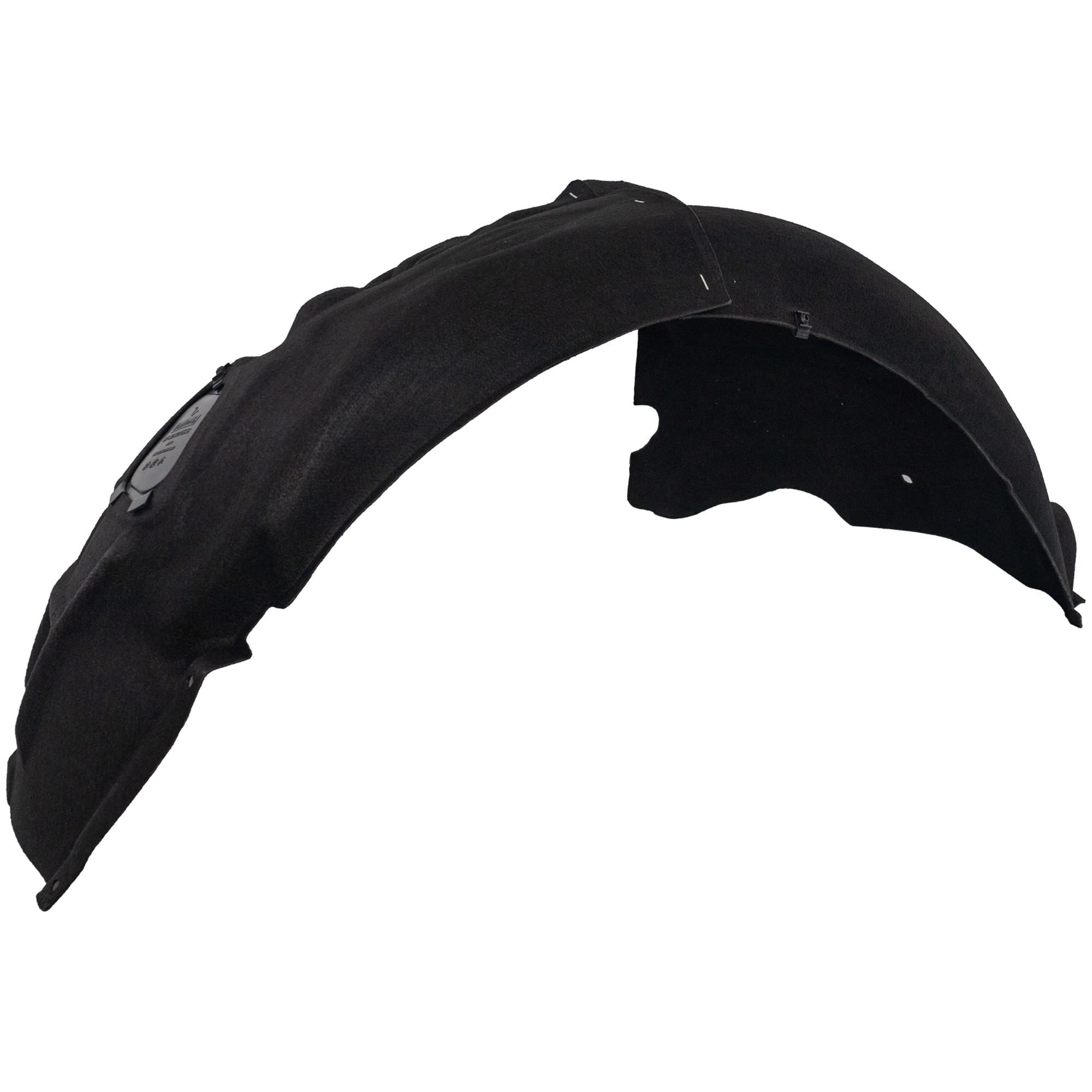AM A6 S6-12-17 FRONT FENDER LINER LH Rear Section Polyethylene Injection Form To 6-6-16 CAPA SKU REPA222154Q Partslink AU1248132C OEM 4G0821133D