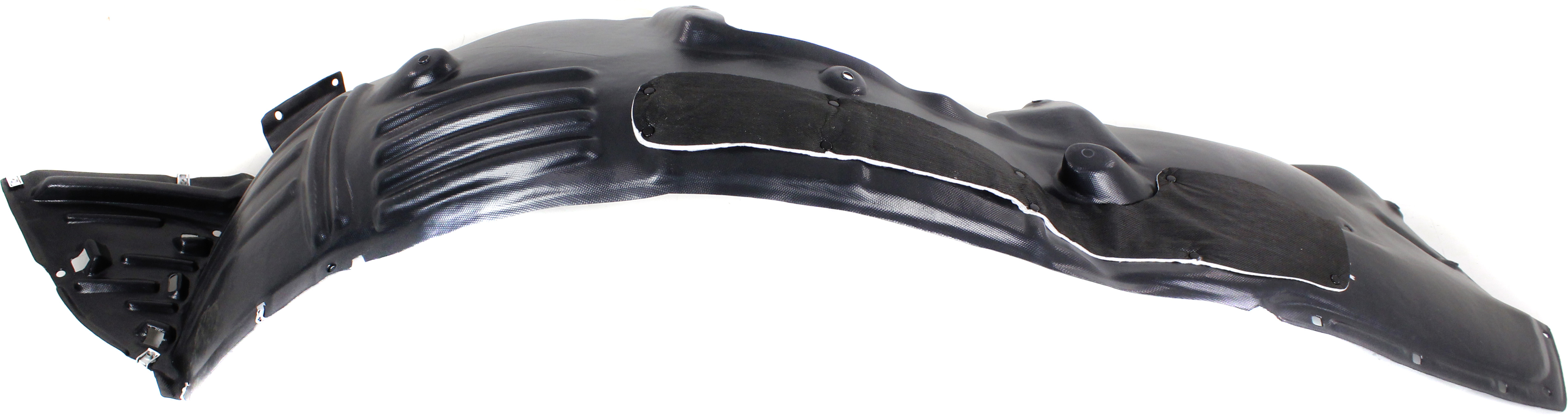AM MDX 14-16 FRONT FENDER LINER LH Assembly Plastic Vacuum Form w Lane Keep Assist SKU REPA222166 Partslink AC1248132 OEM 74151TZ5A10
